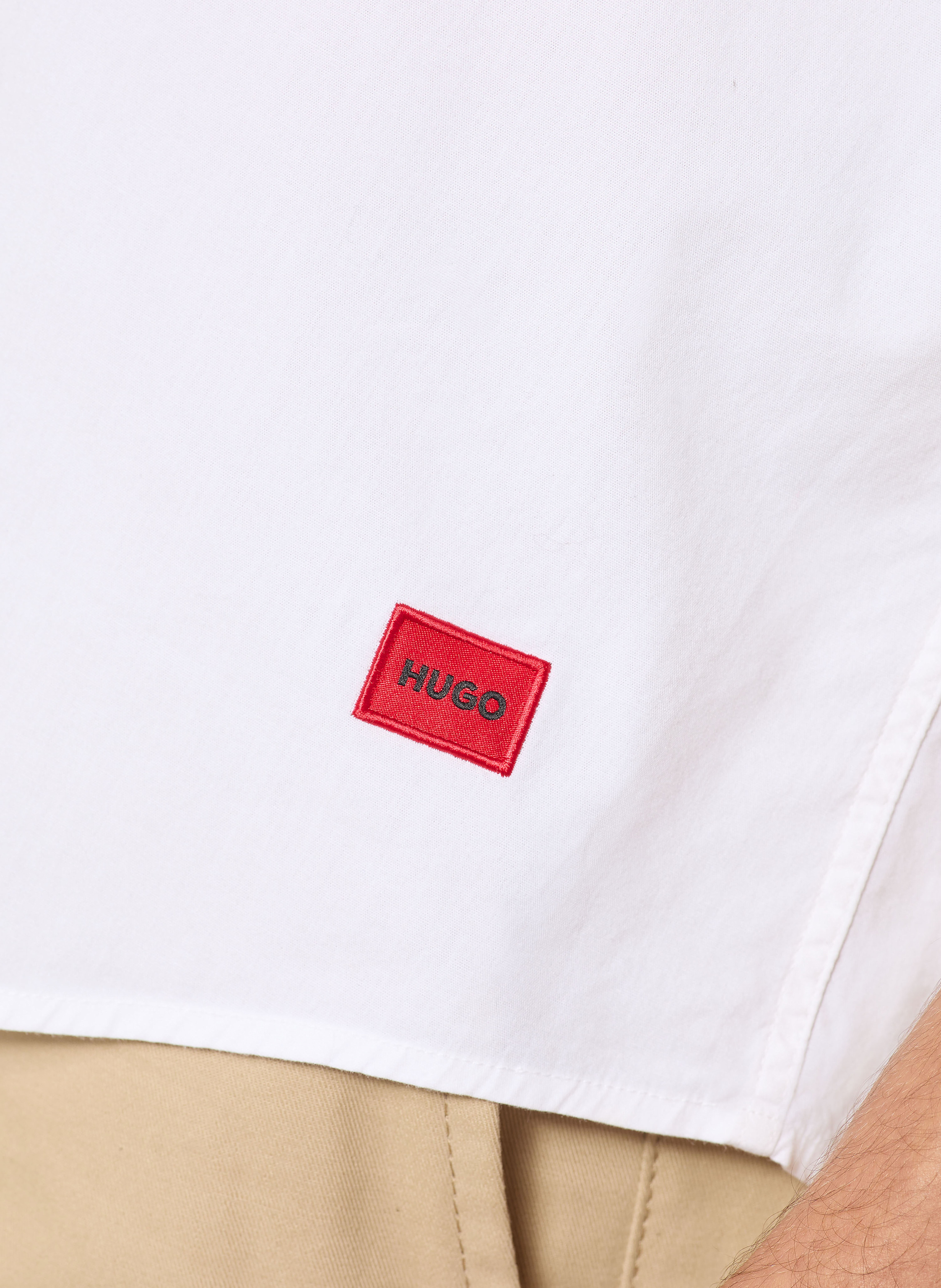 Thumbnail - Hugo Hemd Ermo Slim Fit weiss