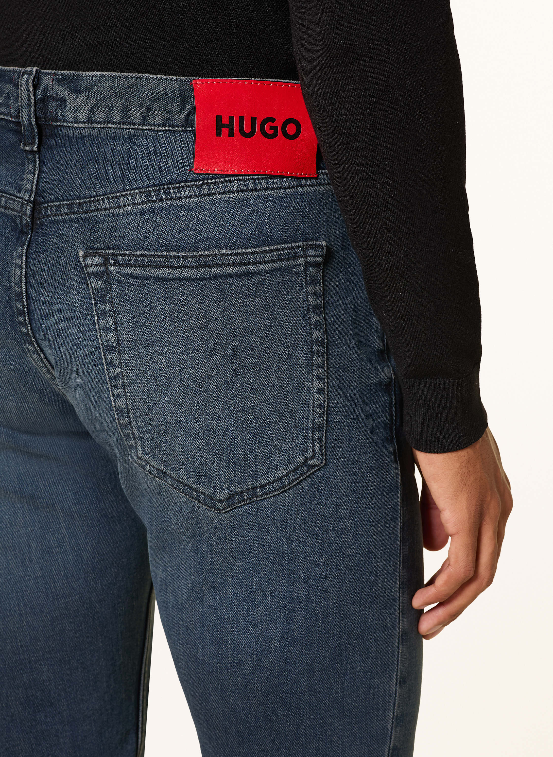Thumbnail - Hugo Jeans Hugo Extra Slim Fit blau