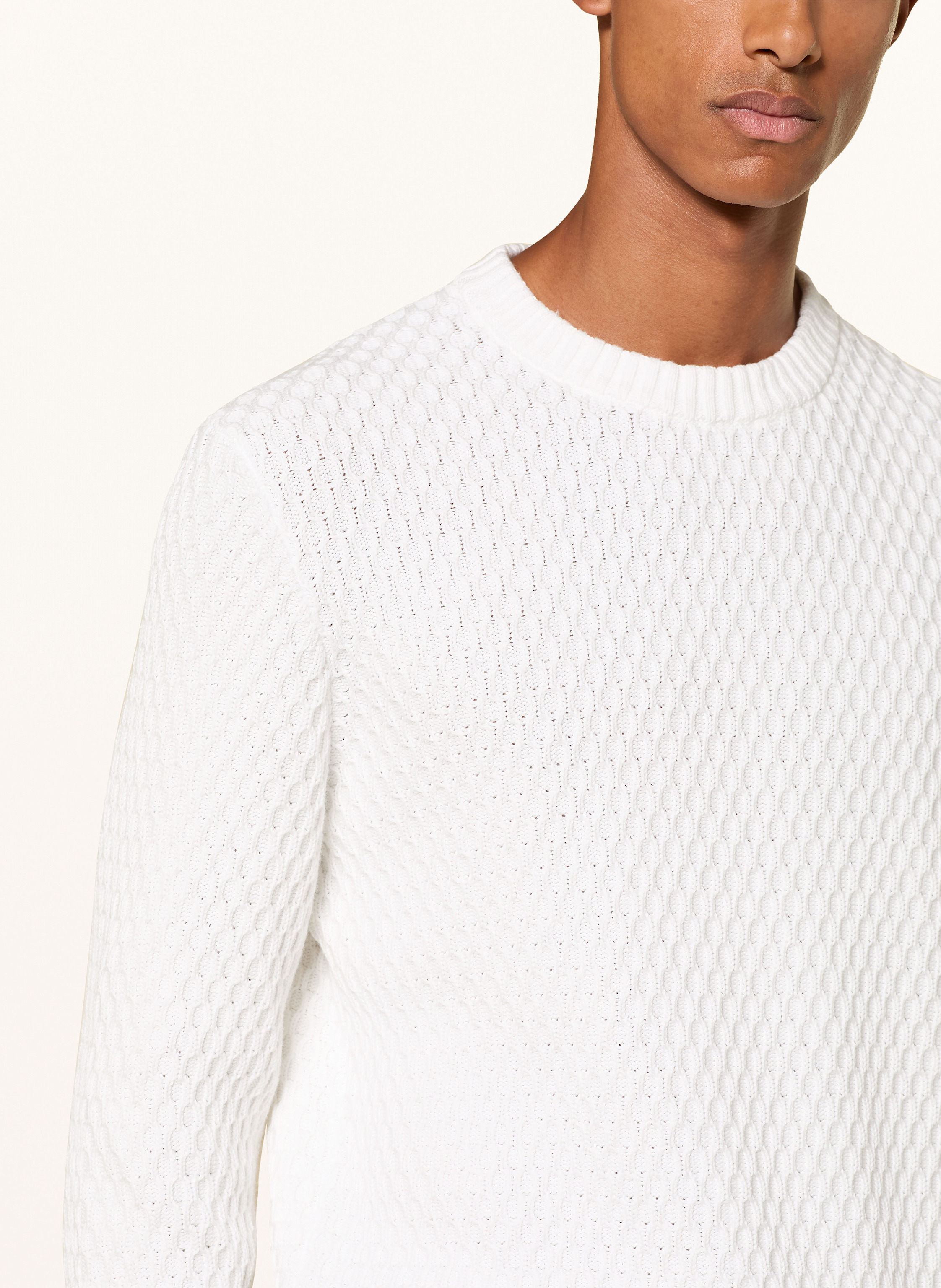 Thumbnail - Hugo Pullover Syer weiss