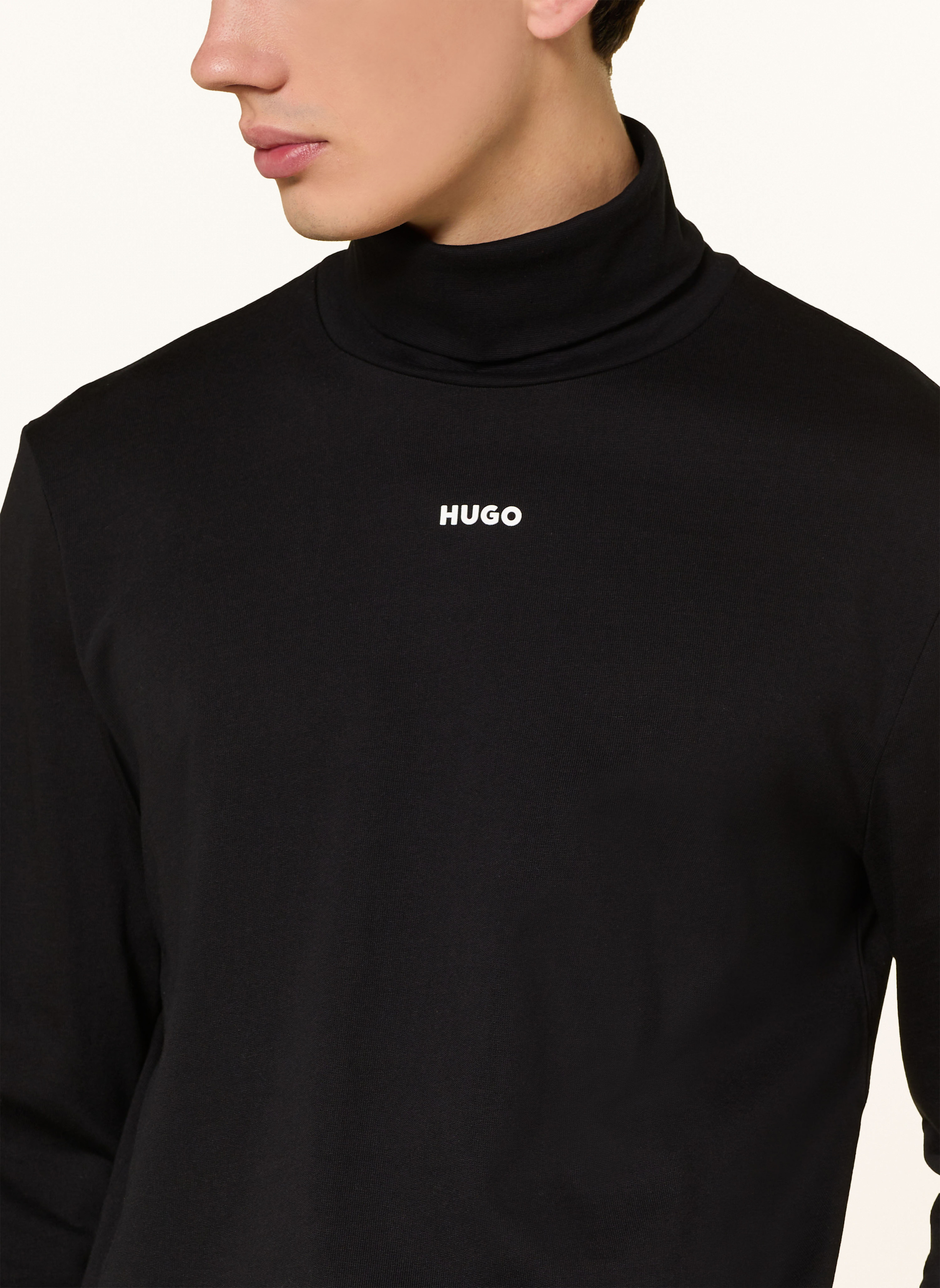Thumbnail - Hugo Rollkragenshirt Daporollo schwarz