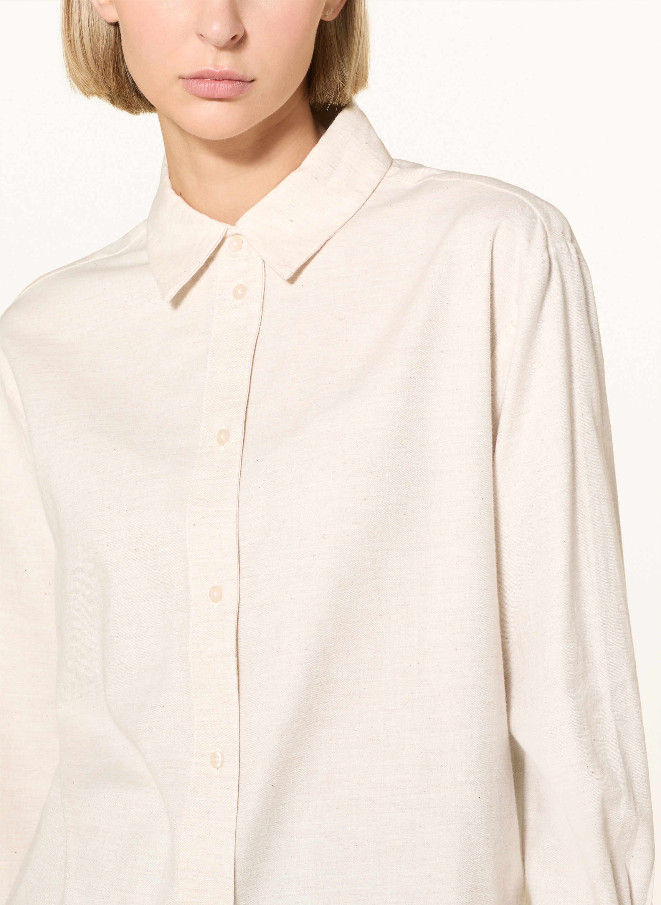 Thumbnail - Knowledgecotton Apparel Outdoor-Bluse weiss