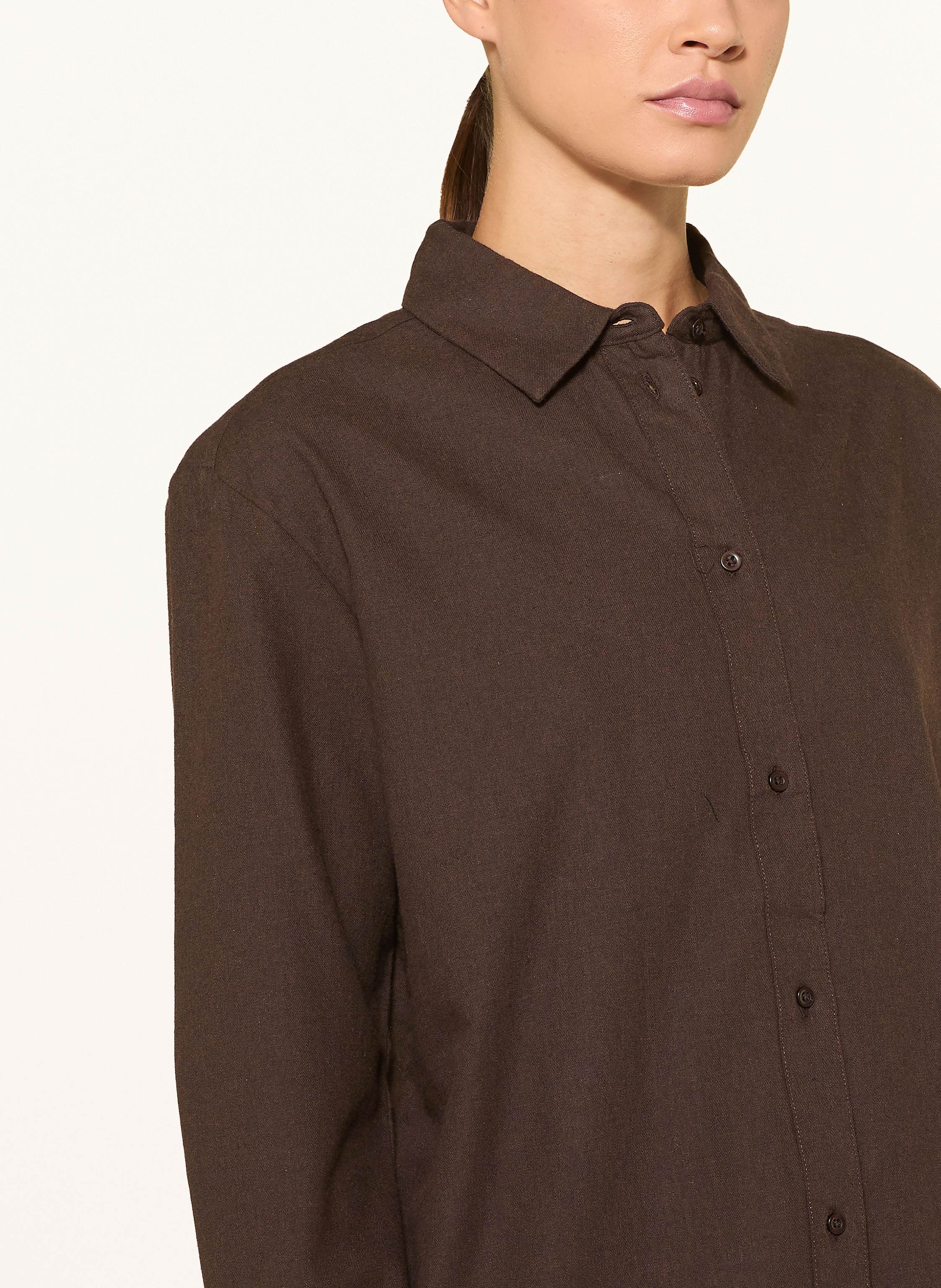 Thumbnail - Knowledgecotton Apparel Outdoor-Bluse braun