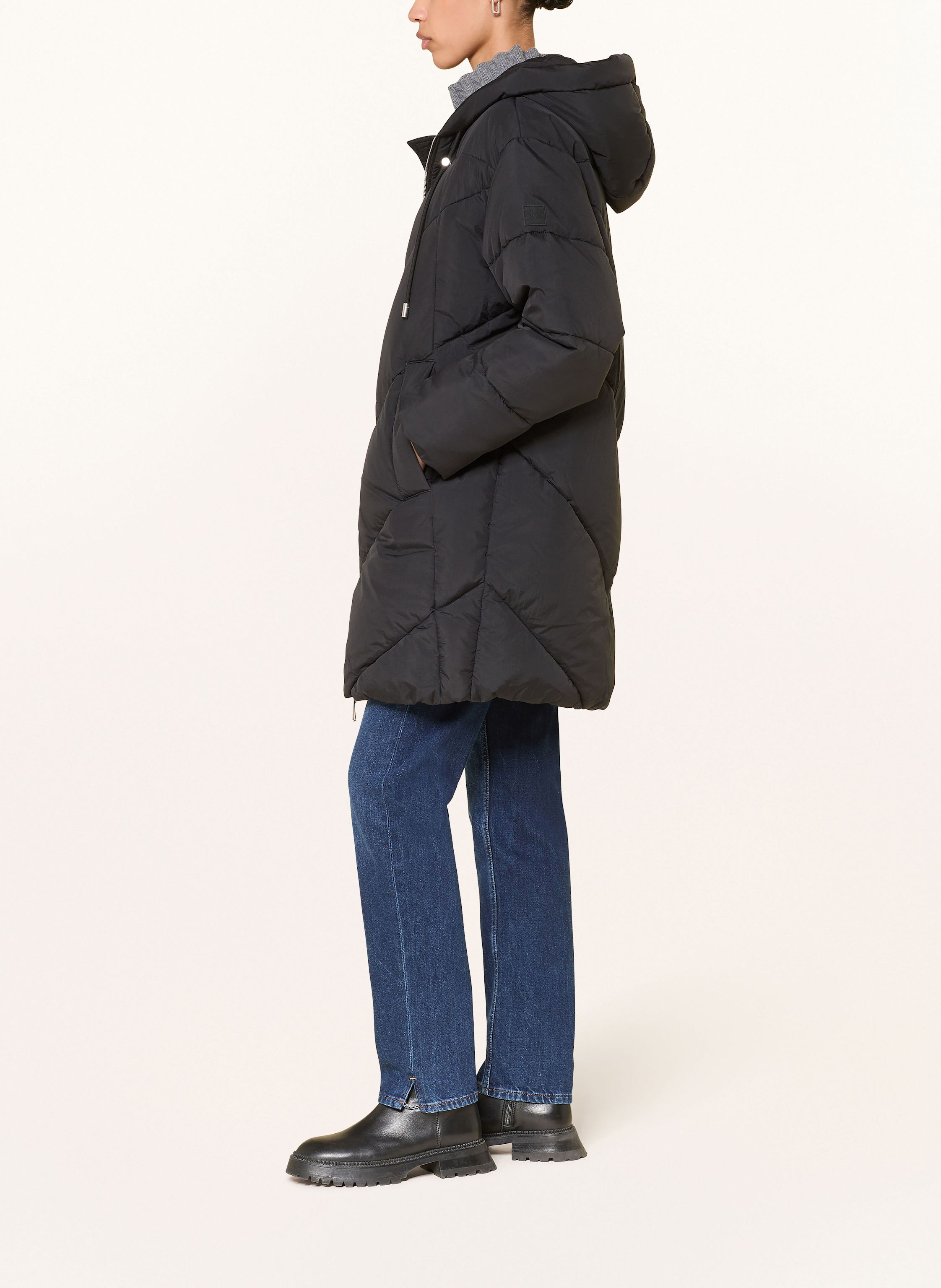 Thumbnail - Boss Steppmantel Piapolly schwarz