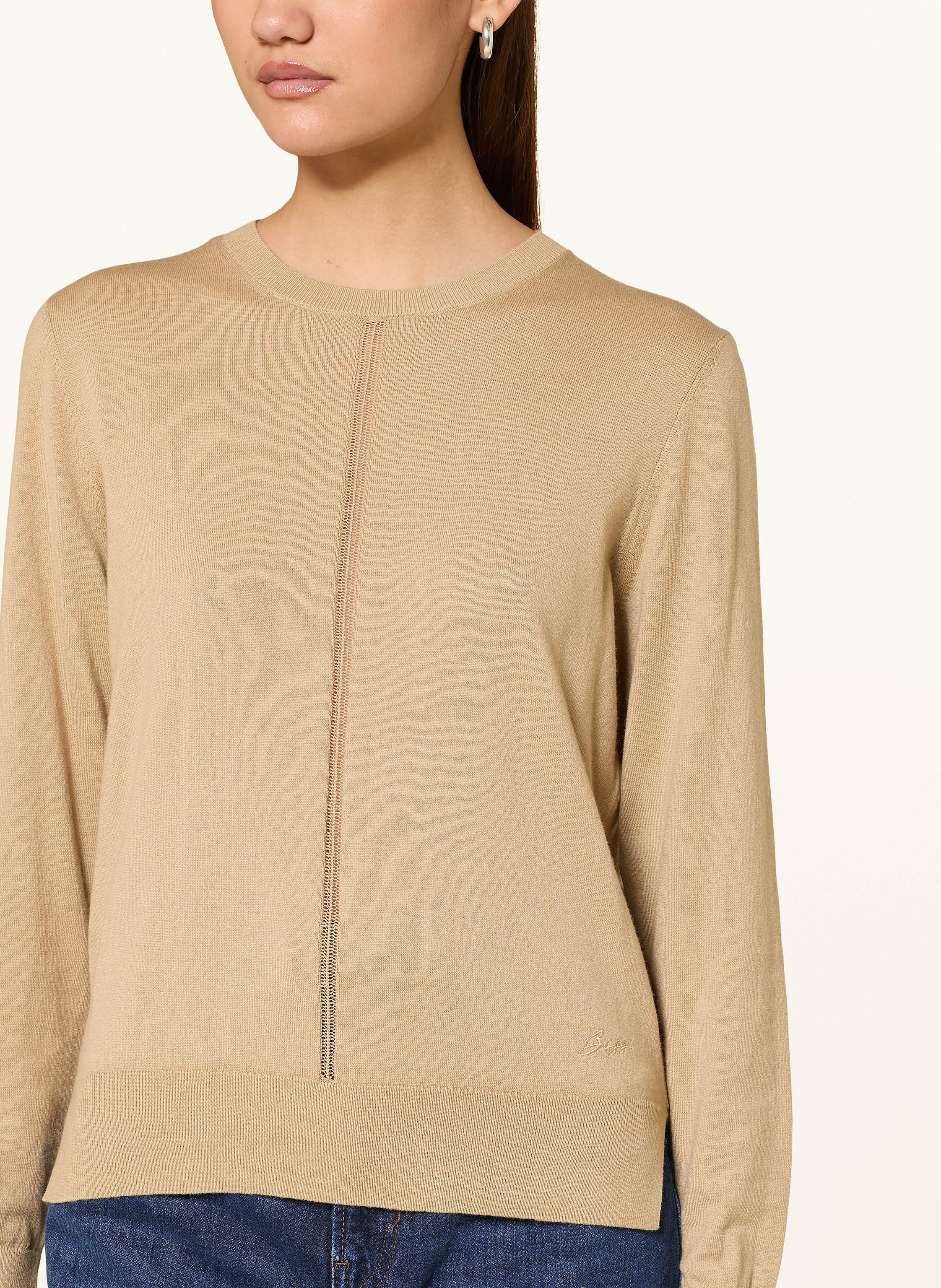 Thumbnail - Boss Pullover Finguine braun