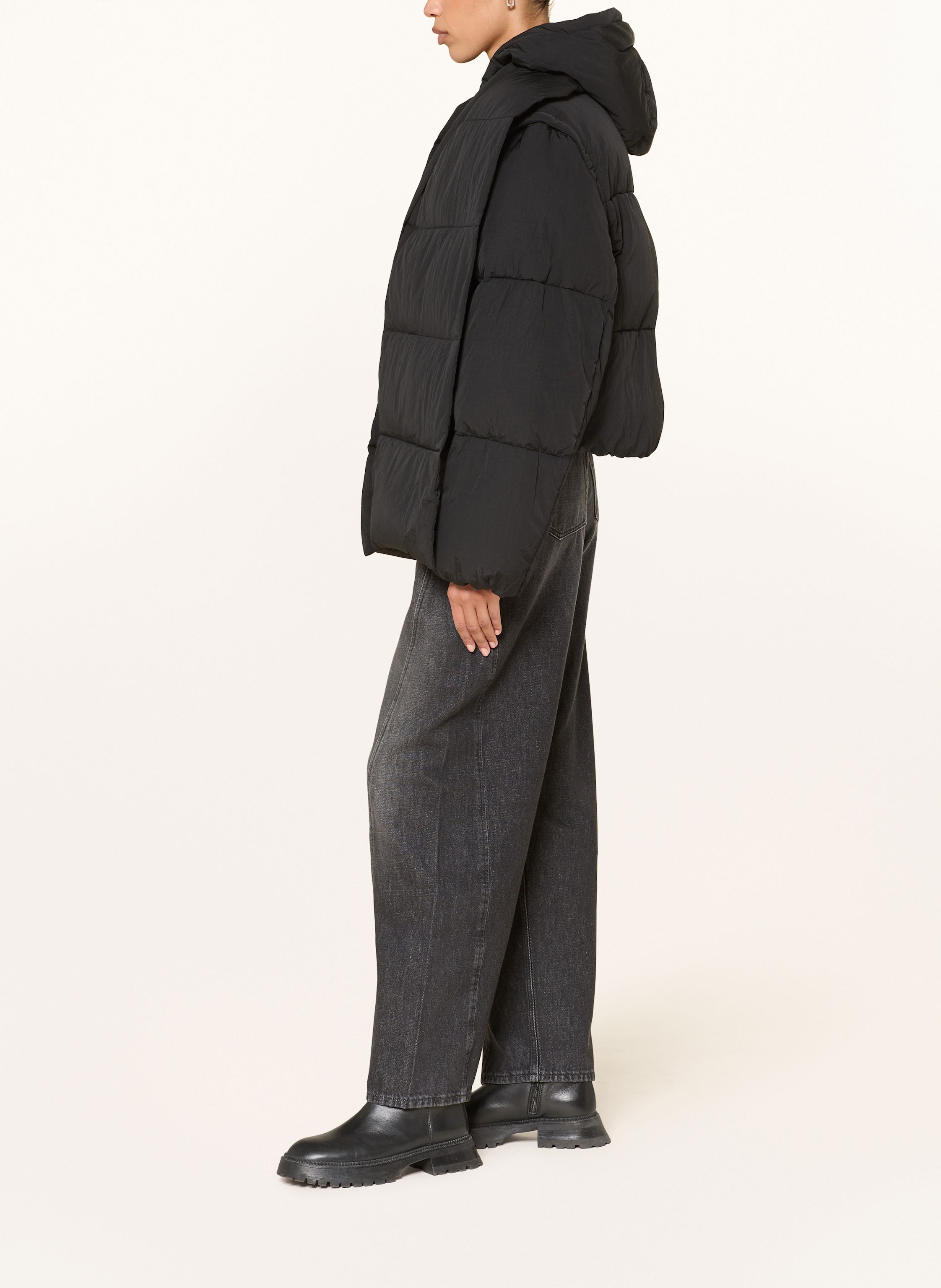 Thumbnail - Boss Steppjacke Polala Mit Abnehmbaren Ärmel schwarz