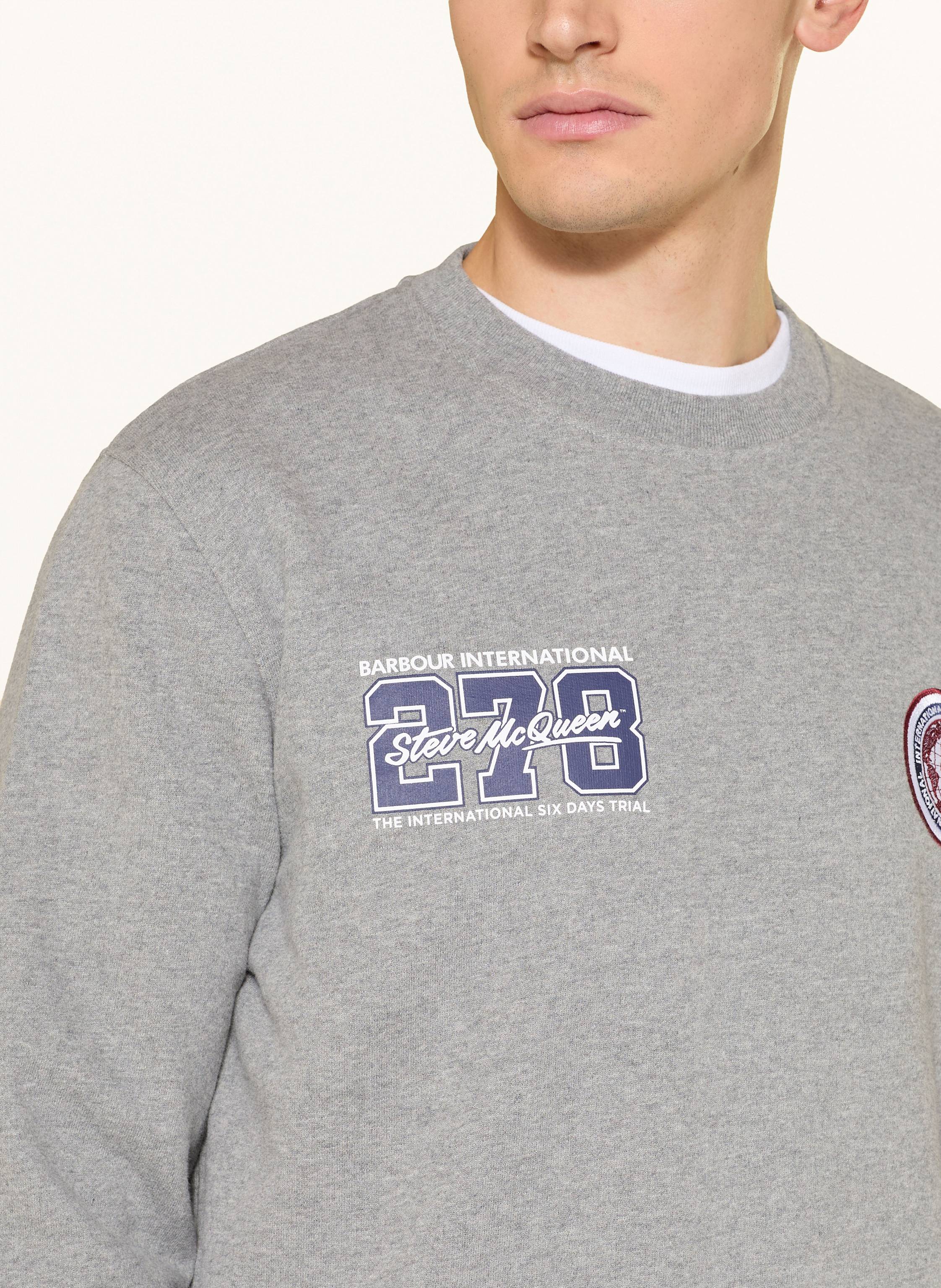 Thumbnail - Barbour International Sweatshirt grau