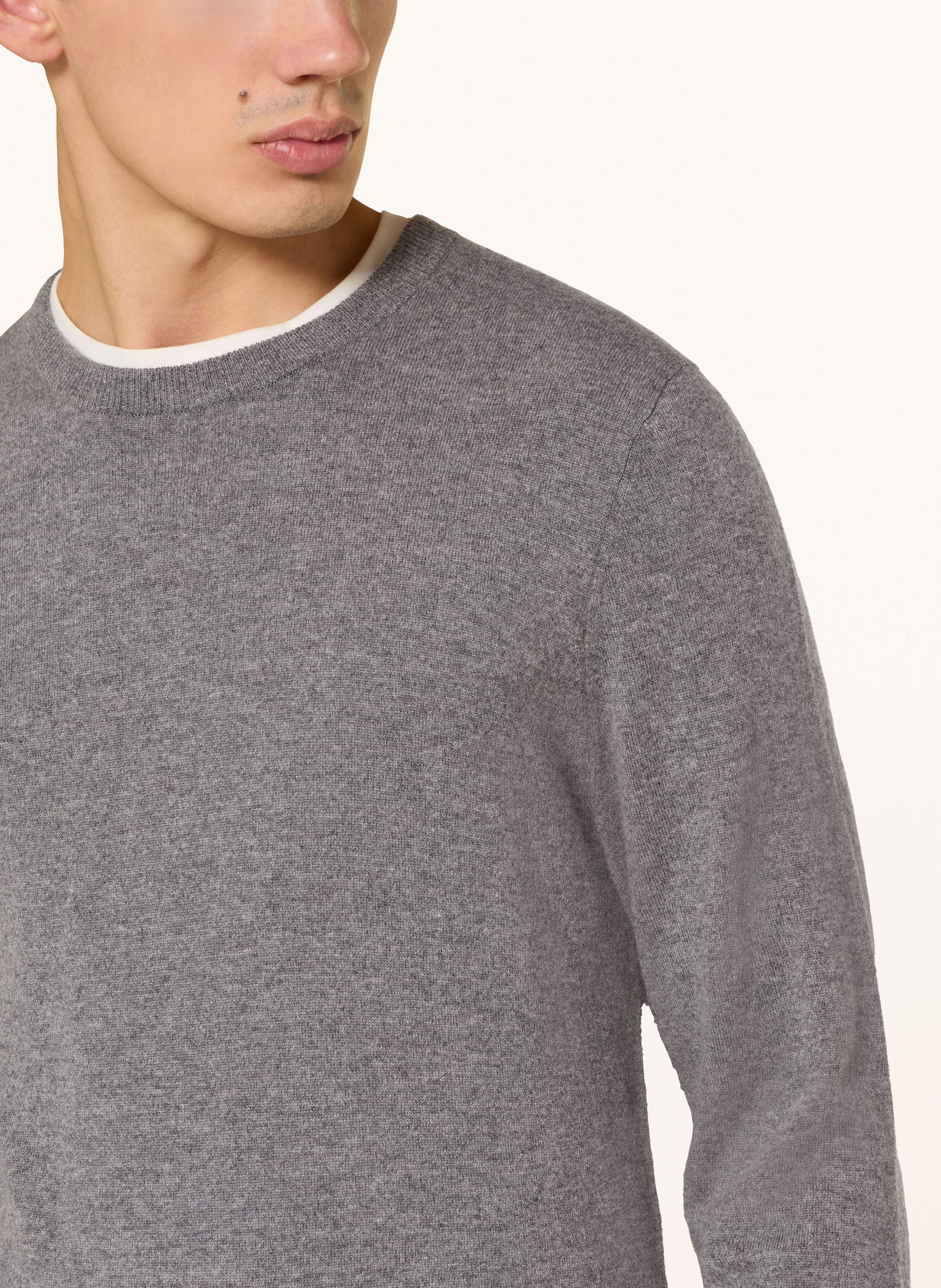 Thumbnail - Boss Cashmere-Pullover Emigliore grau