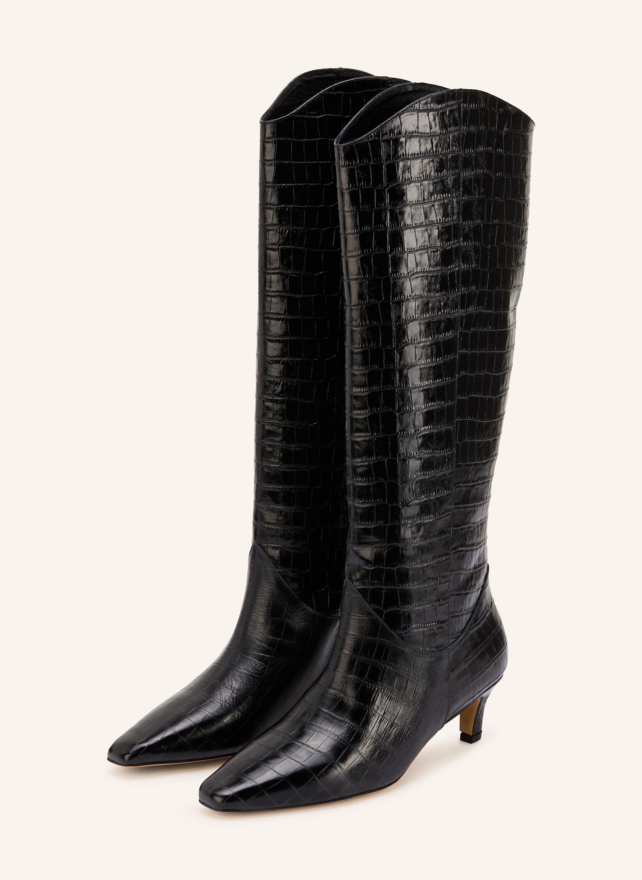 BIBI LOU Kozačky - černá