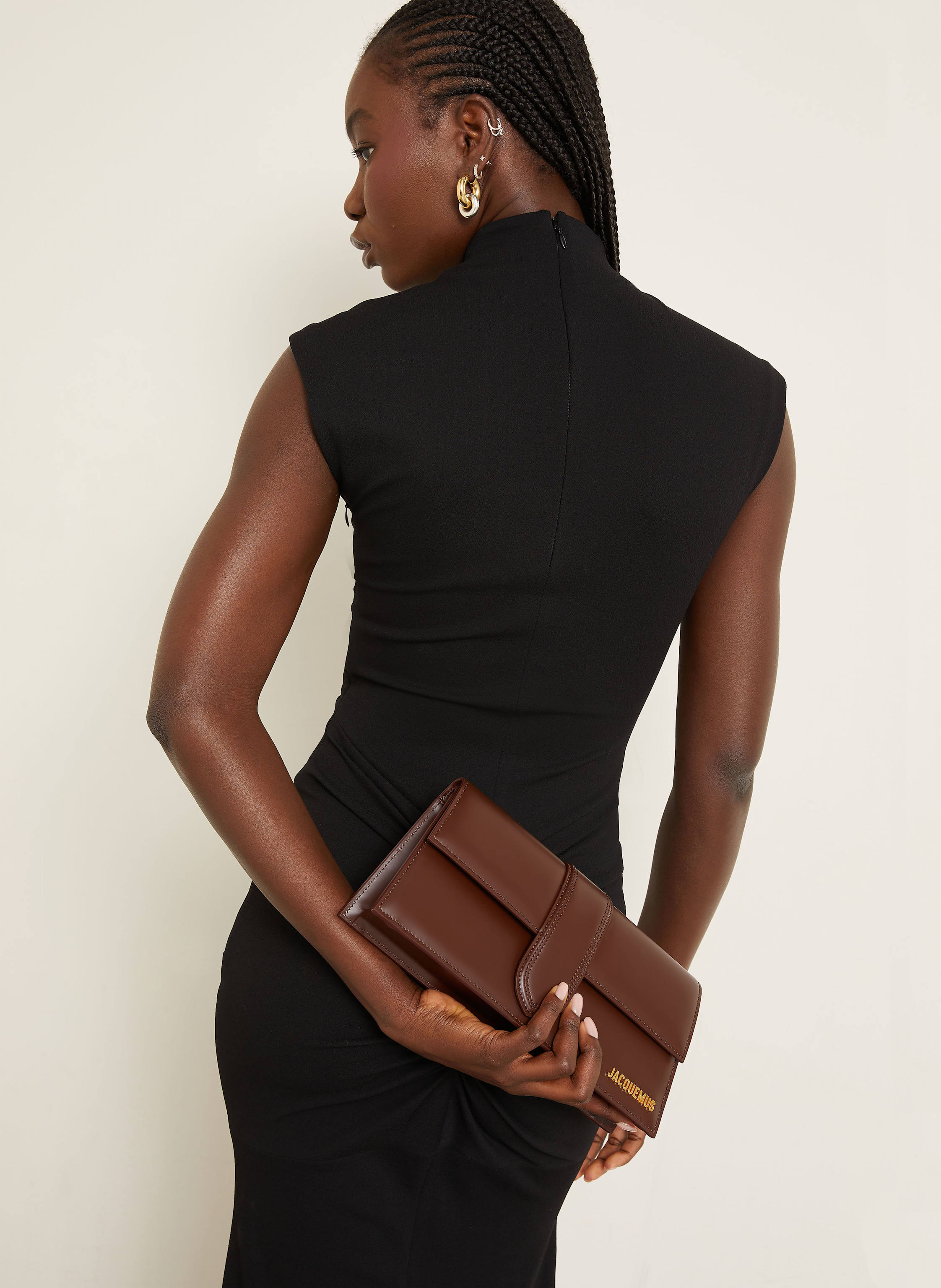 Thumbnail - Jacquemus Schultertasche Le Bambino Long braun