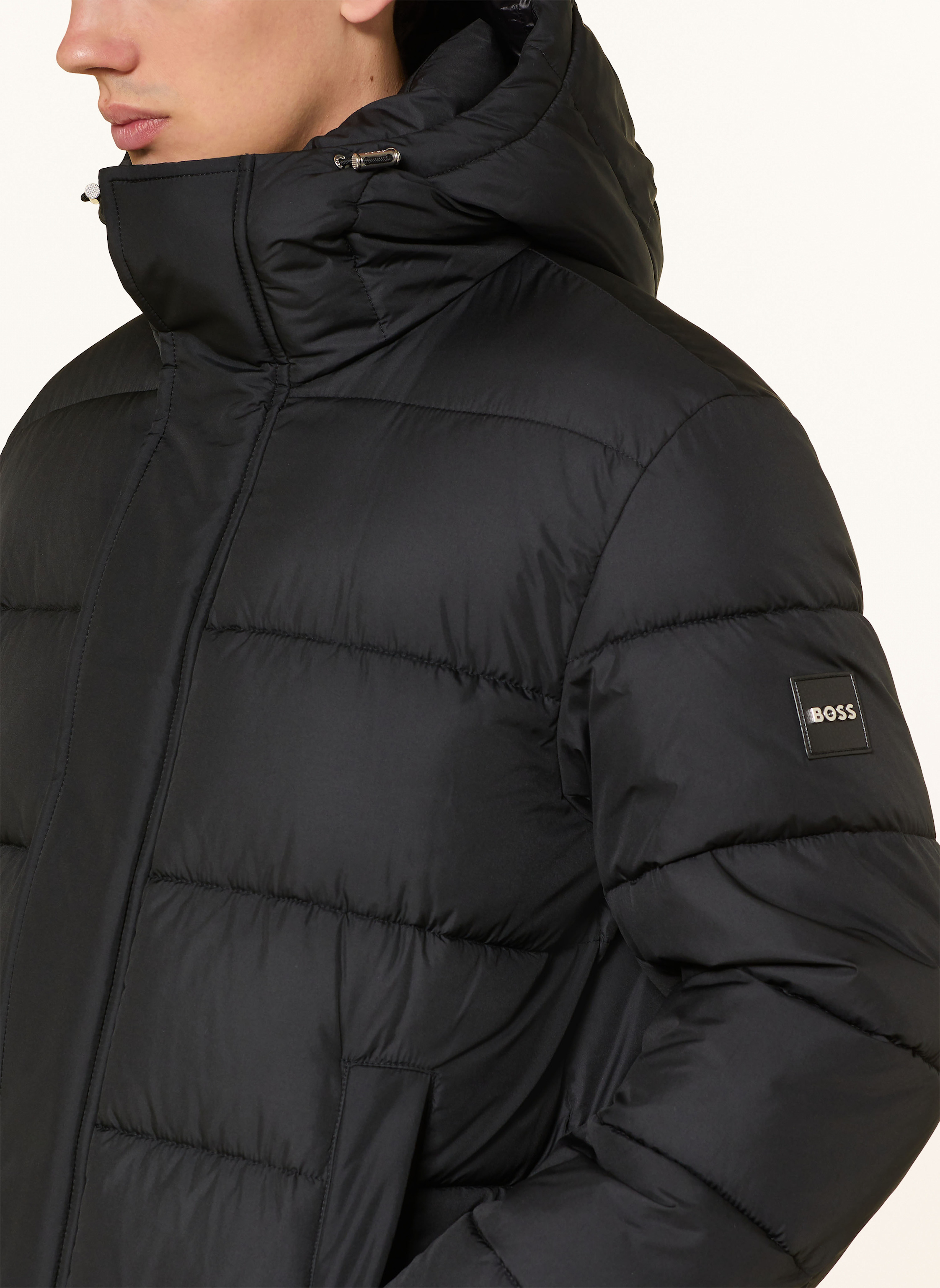 Thumbnail - Boss Steppmantel Cenuto schwarz