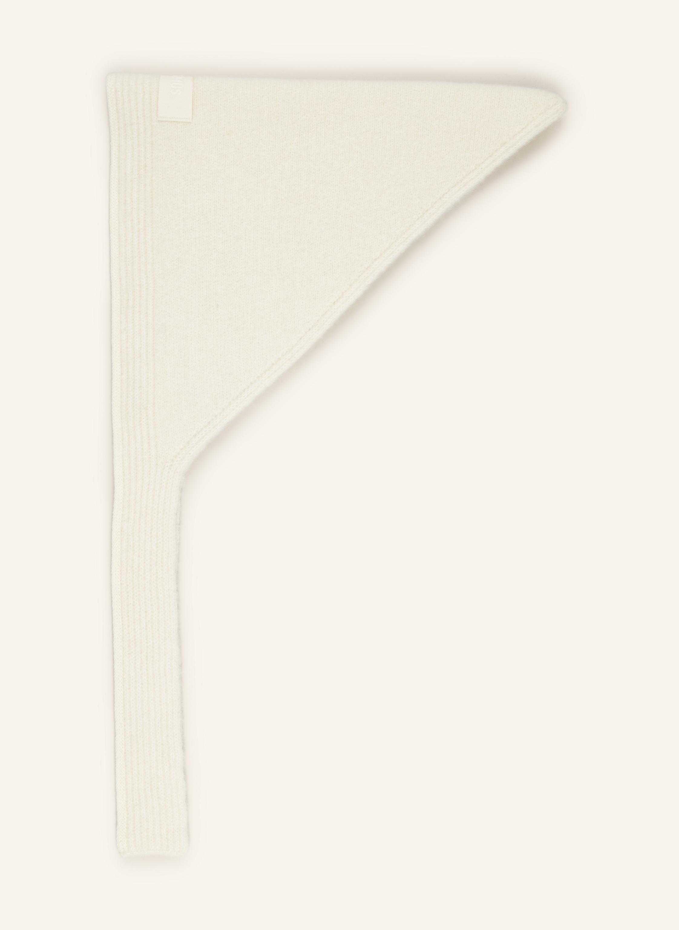 Jacquemus Jacquemus Schal Mit Alpaka weiss in ECRU