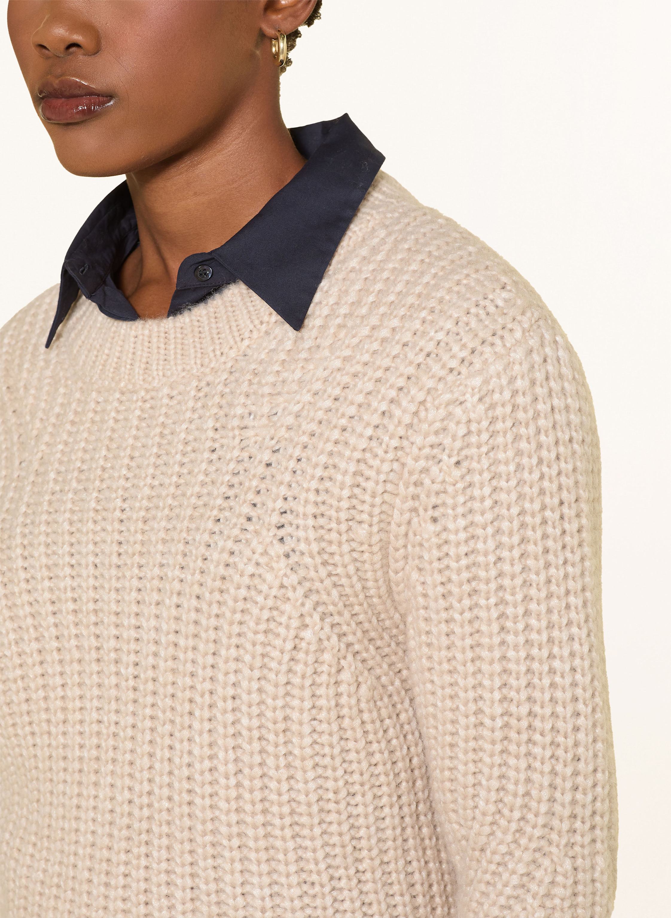 Thumbnail - Herno Pullover Mit Alpaka beige