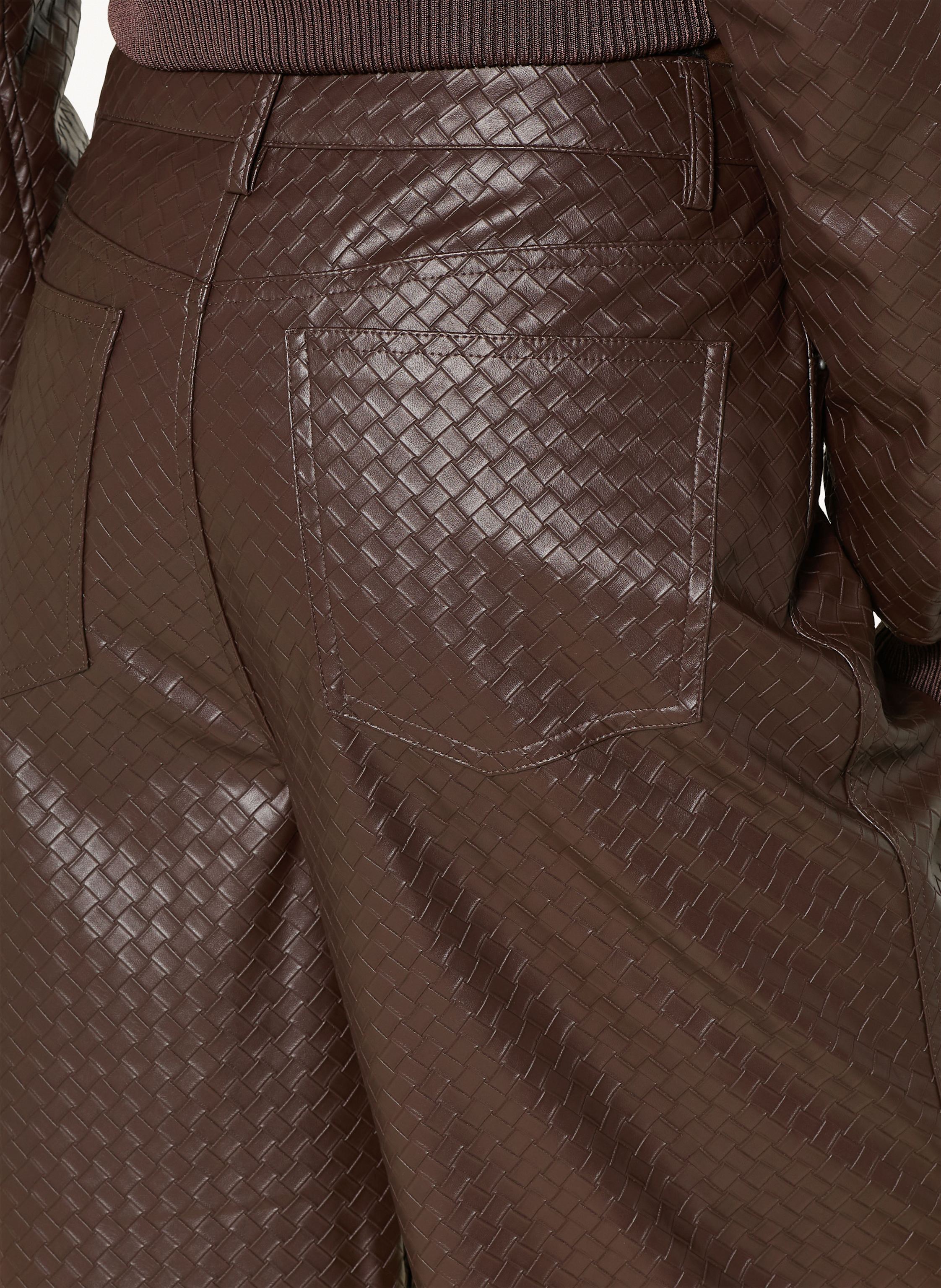 Thumbnail - Rotate Hose In Lederoptik braun