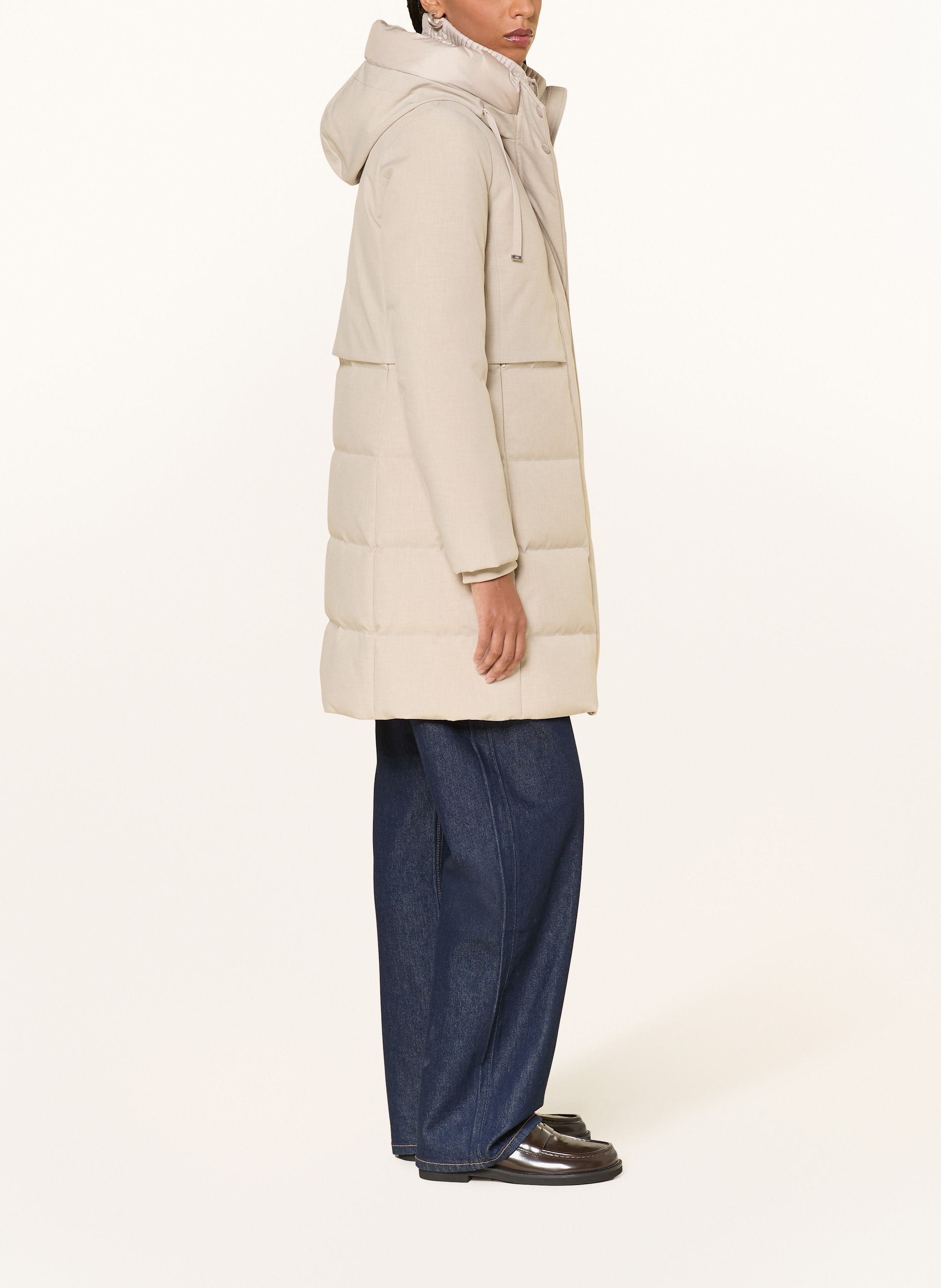 Thumbnail - Duno Daunenmantel Charlene Soraga beige