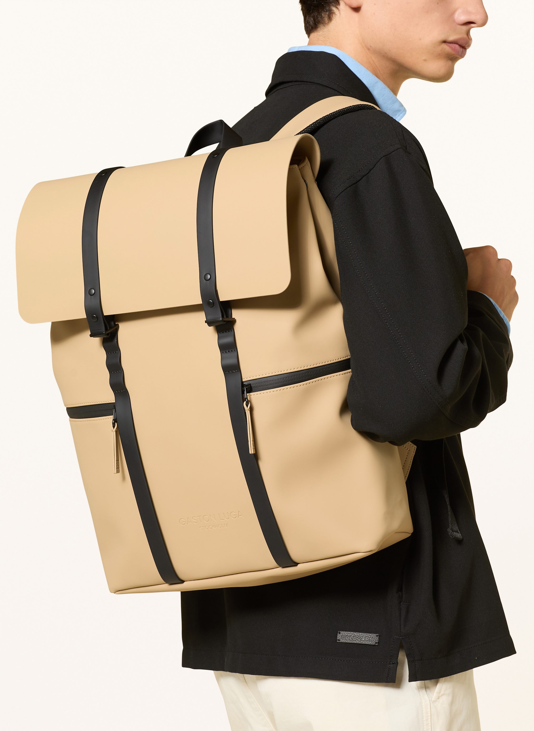 Thumbnail - Gaston Luga Rucksack Spläsh 2.0 20 L Mit Laptop-Fach beige