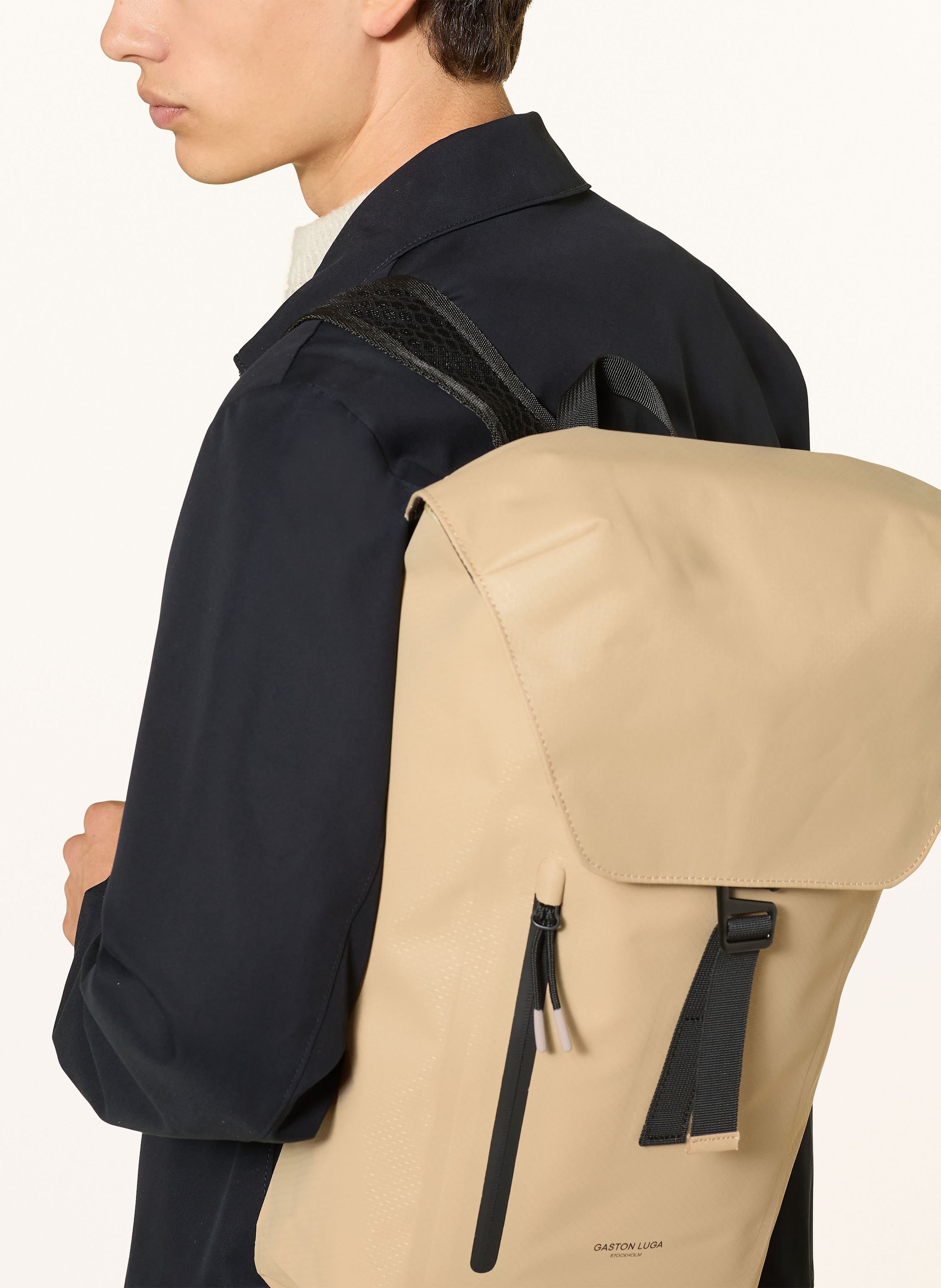 Thumbnail - Gaston Luga Rucksack Lightweight Duoseal Flap 18 L Mit Laptop-Fach beige