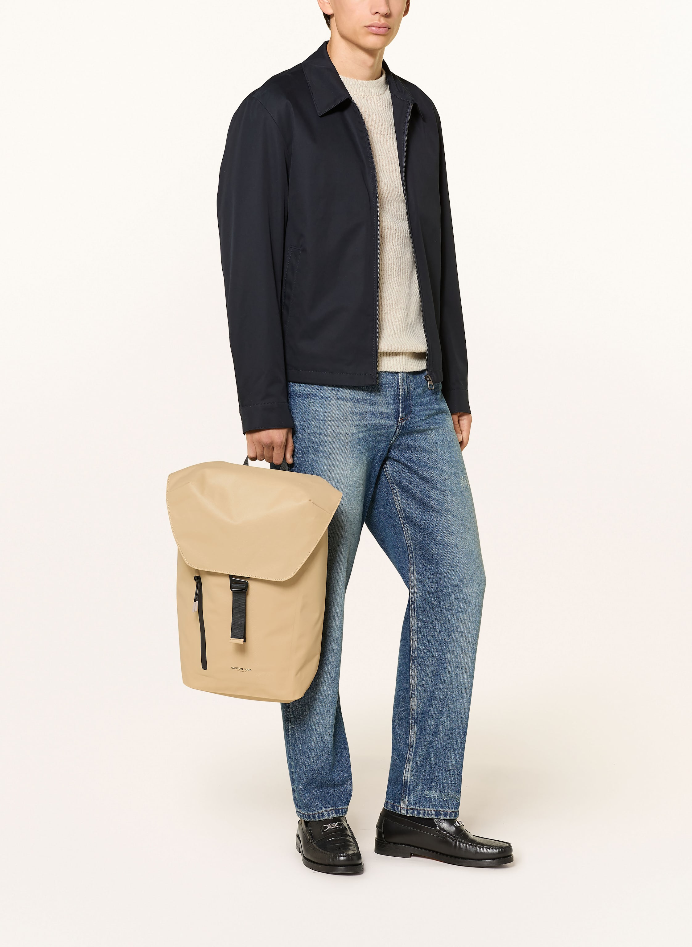 Thumbnail - Gaston Luga Rucksack Lightweight Duoseal Flap 18 L Mit Laptop-Fach beige