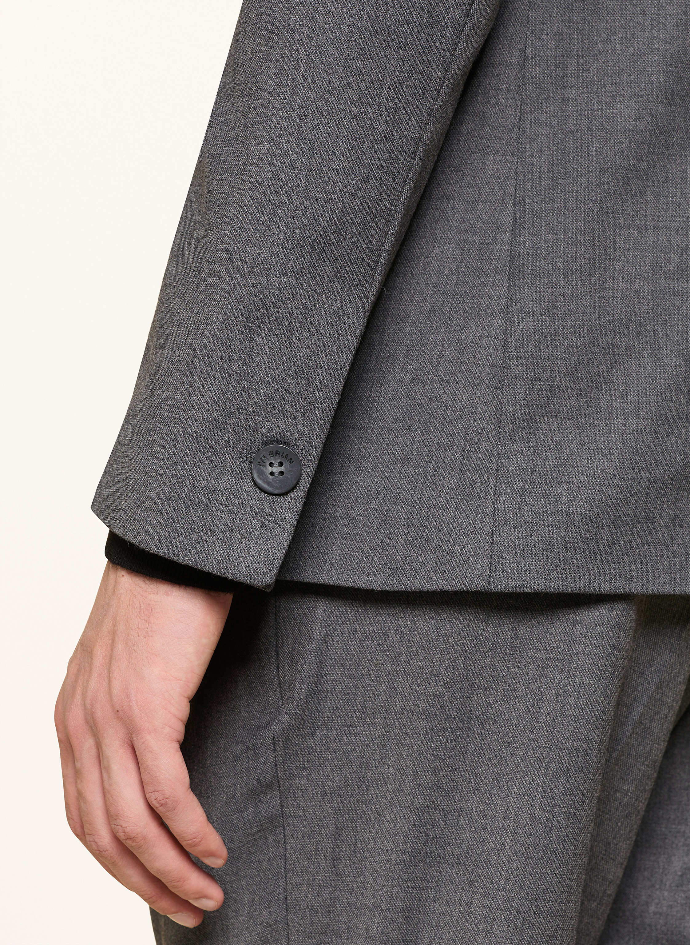 Thumbnail - I'm Brian Anzugsakko Regular Fit grau