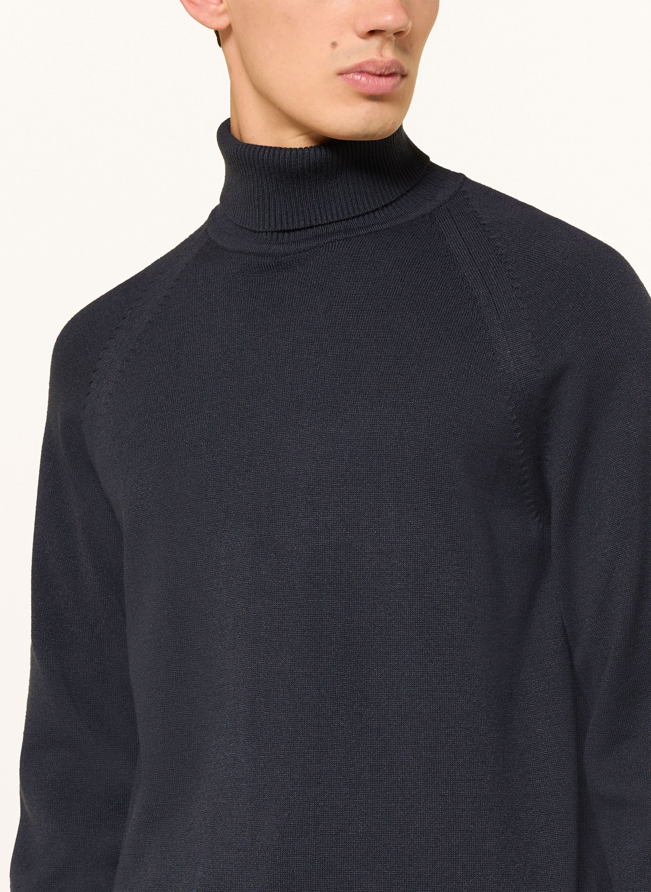 Thumbnail - I'm Brian Rollkragenpullover blau