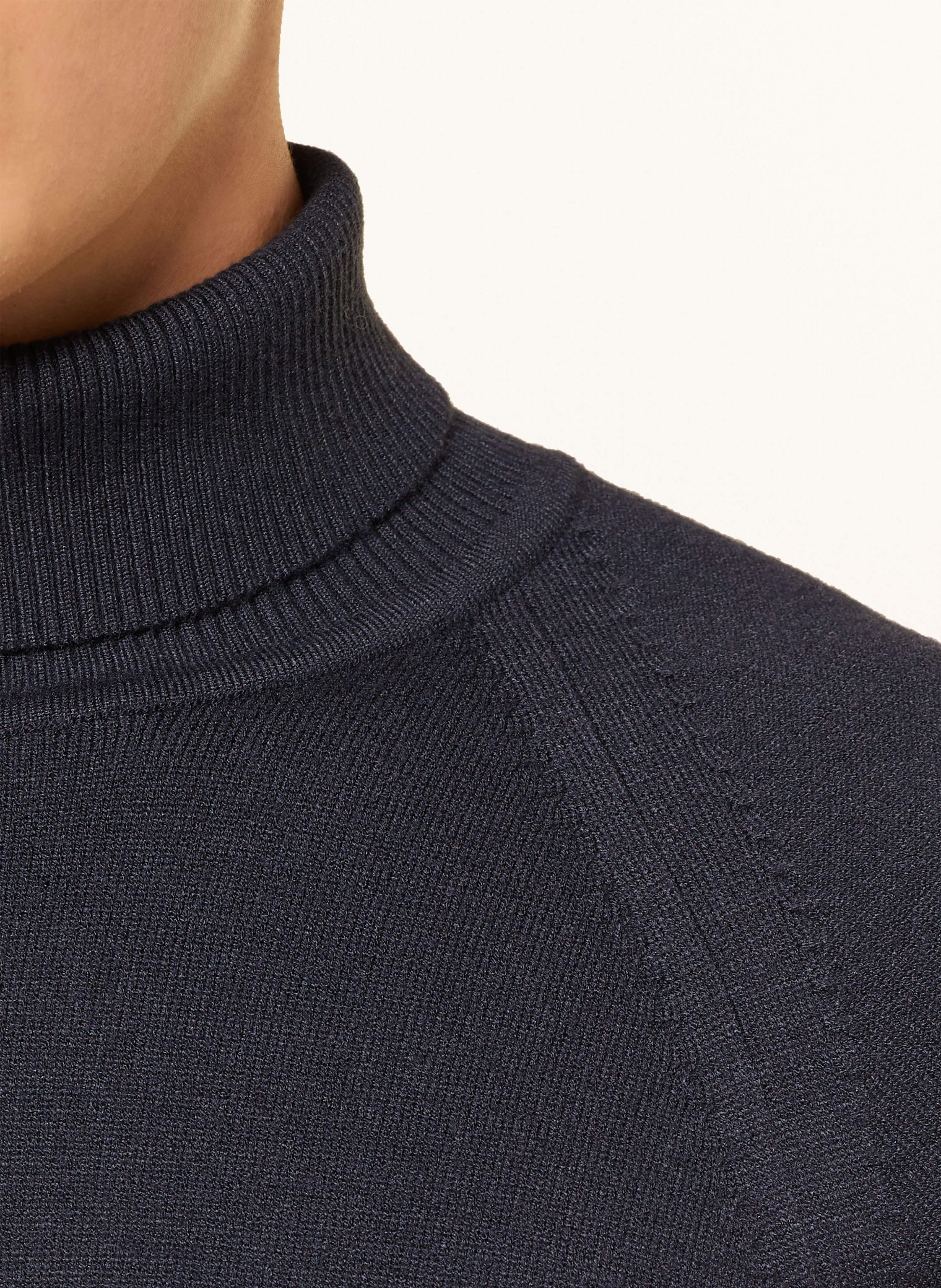 Thumbnail - I'm Brian Rollkragenpullover blau