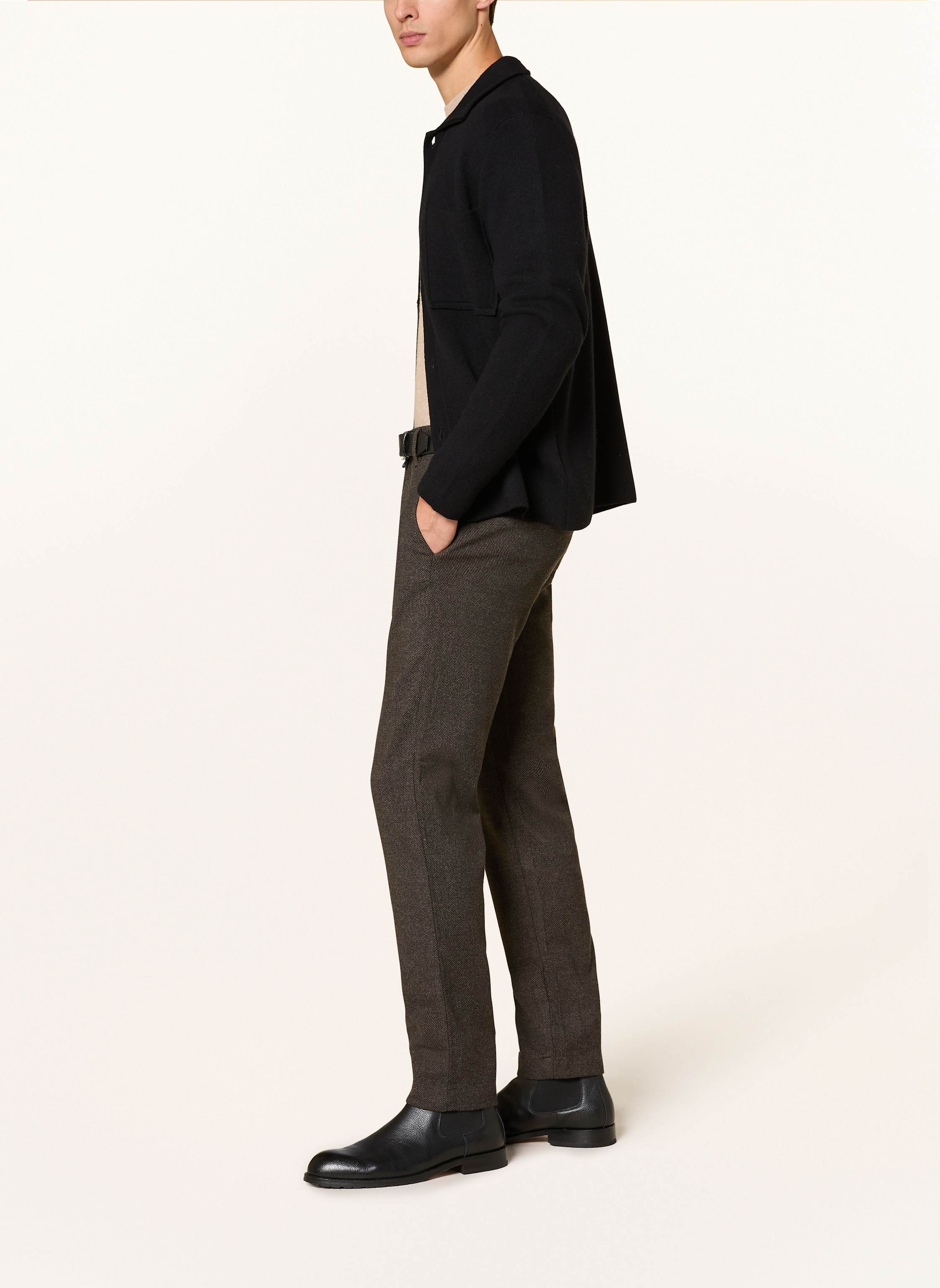 Thumbnail - Pierre Cardin Chino Calais Tapered Fit braun