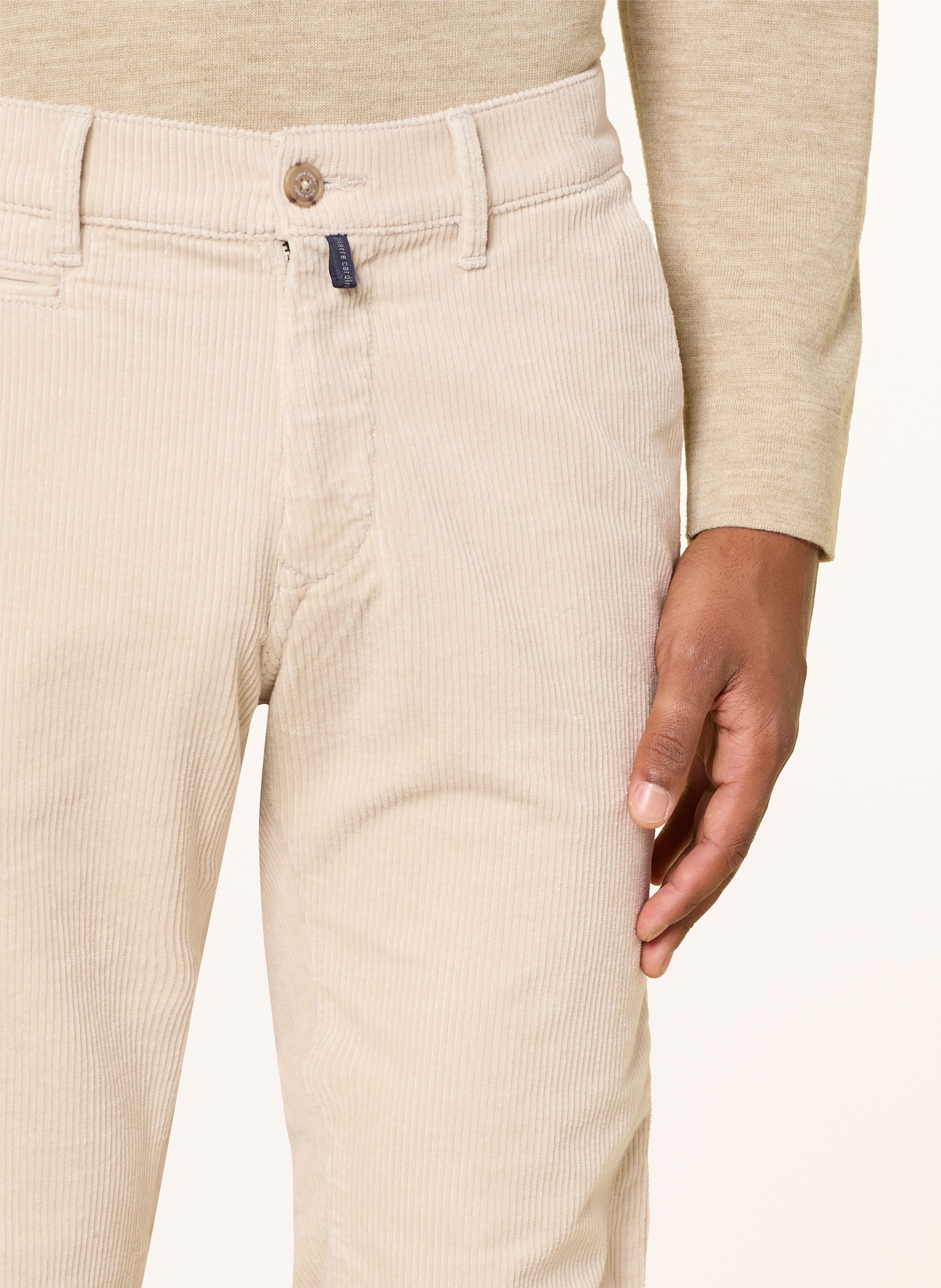 Thumbnail - Pierre Cardin Cordhose Castres Regular Fit weiss