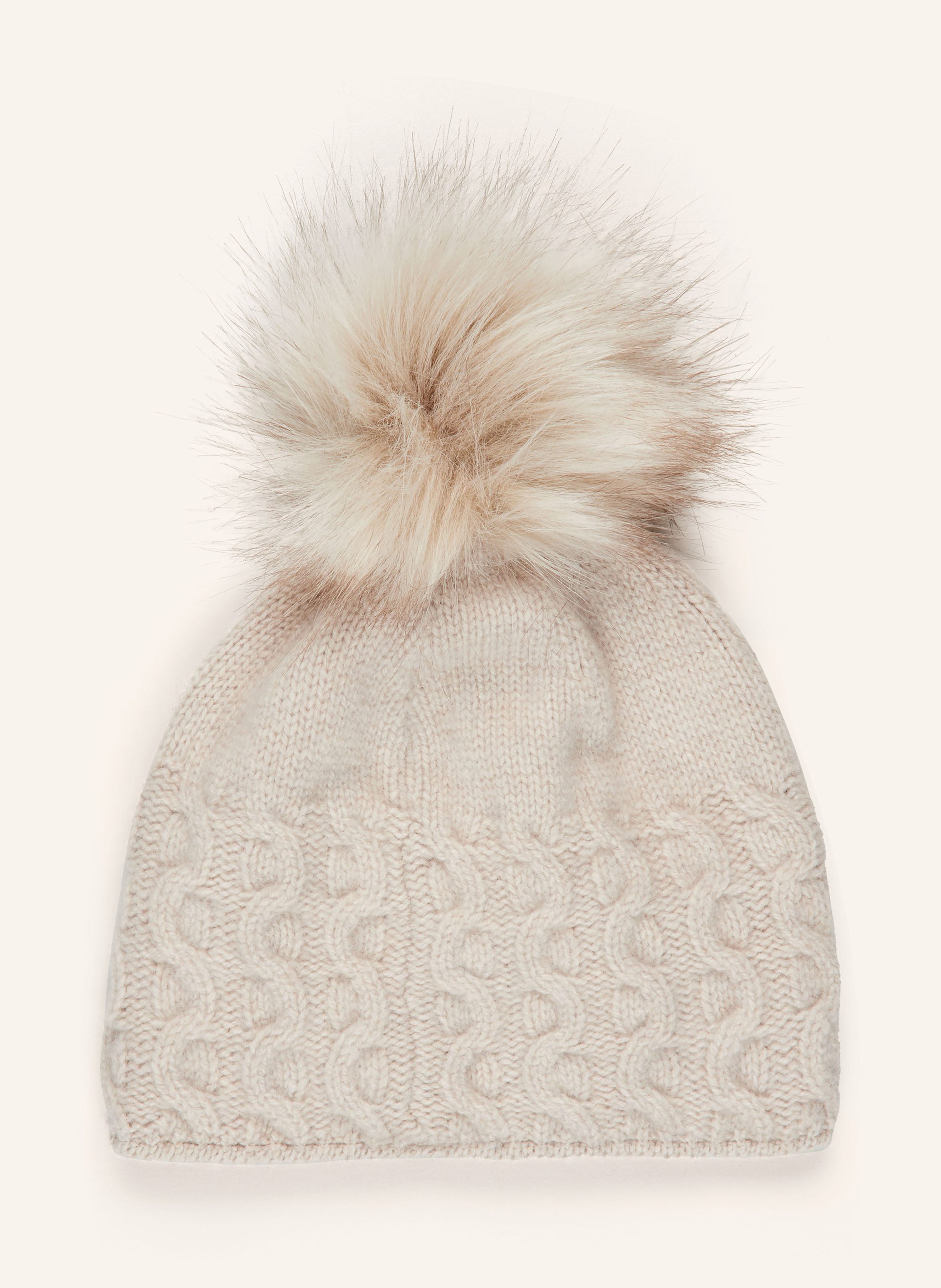 Capo Mütze Mit Cashmere beige