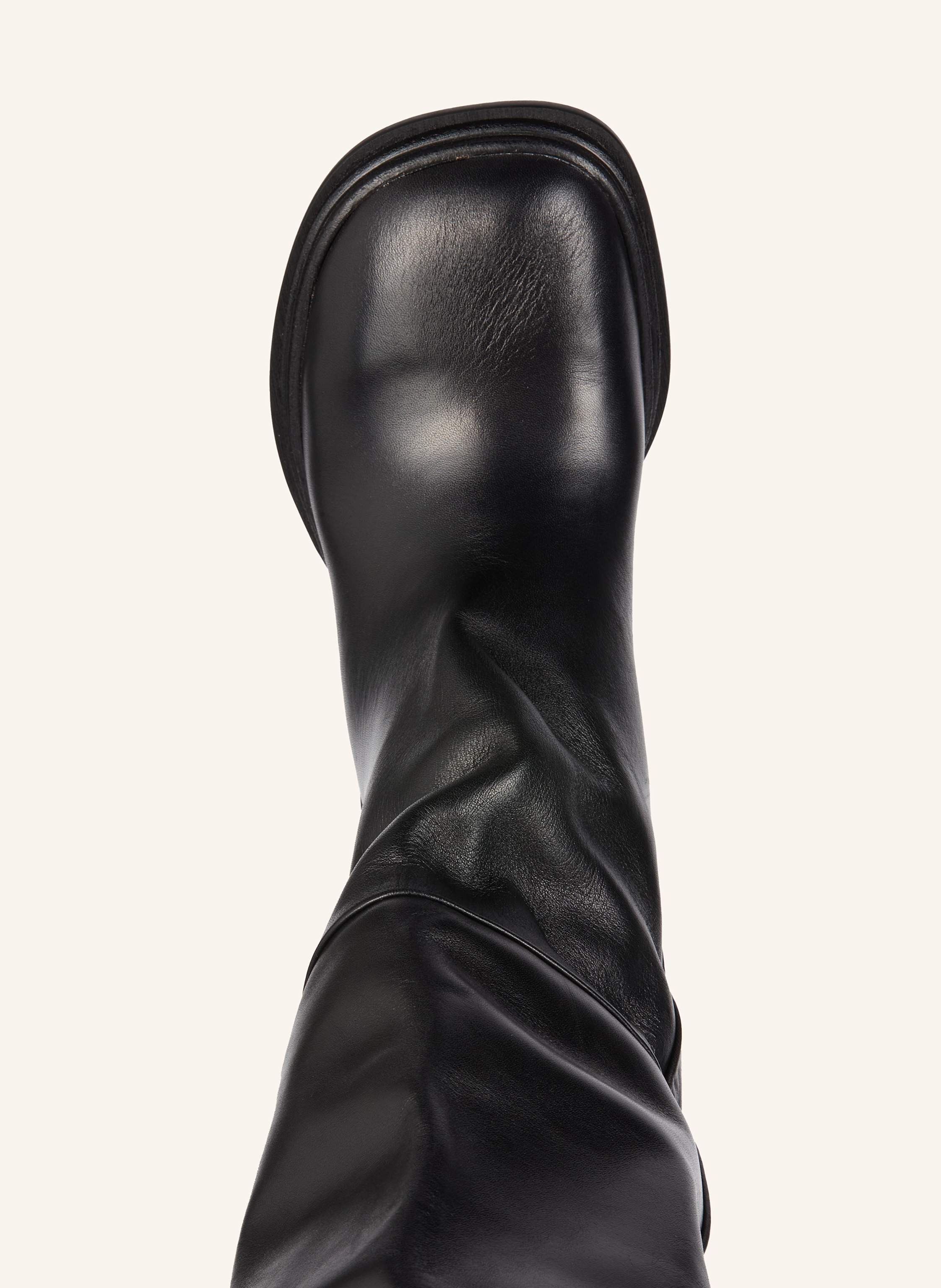 Thumbnail - Naked Wolfe Overknee-Stiefel Nature schwarz