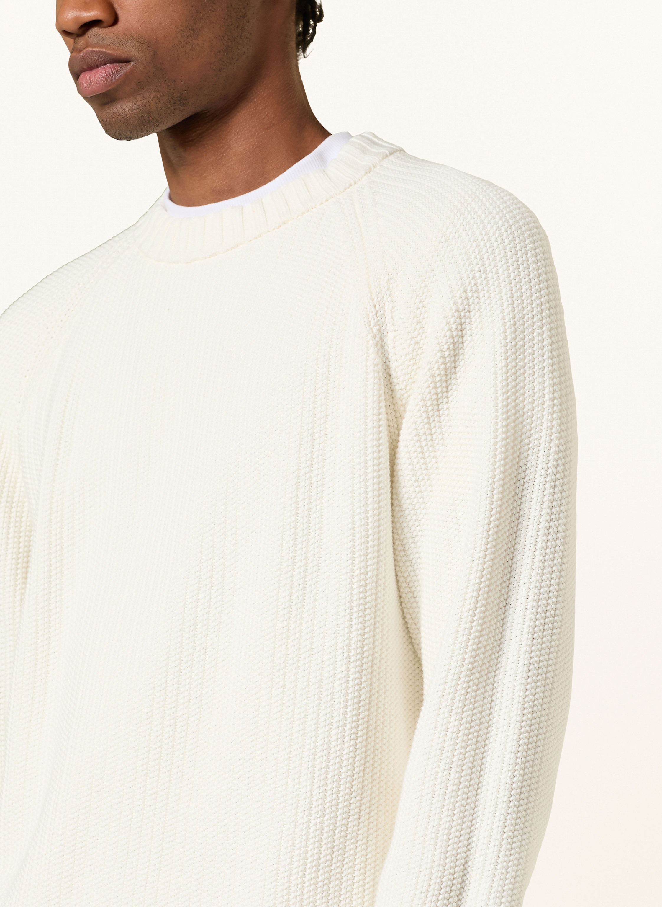 Thumbnail - Hugo Blue Pullover Sonnee weiss