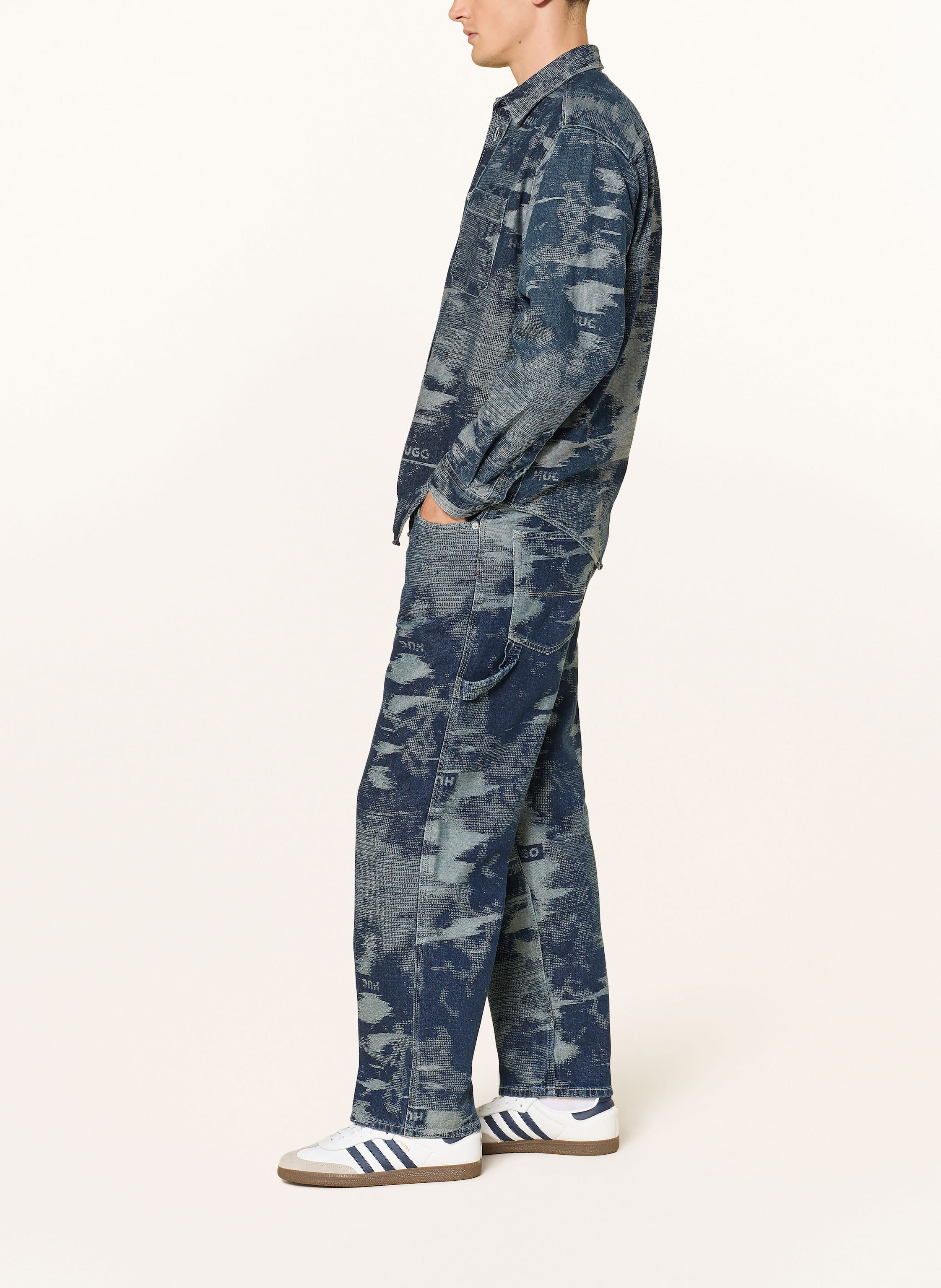 Thumbnail - Hugo Jeans Carpenter Baggy Fit blau