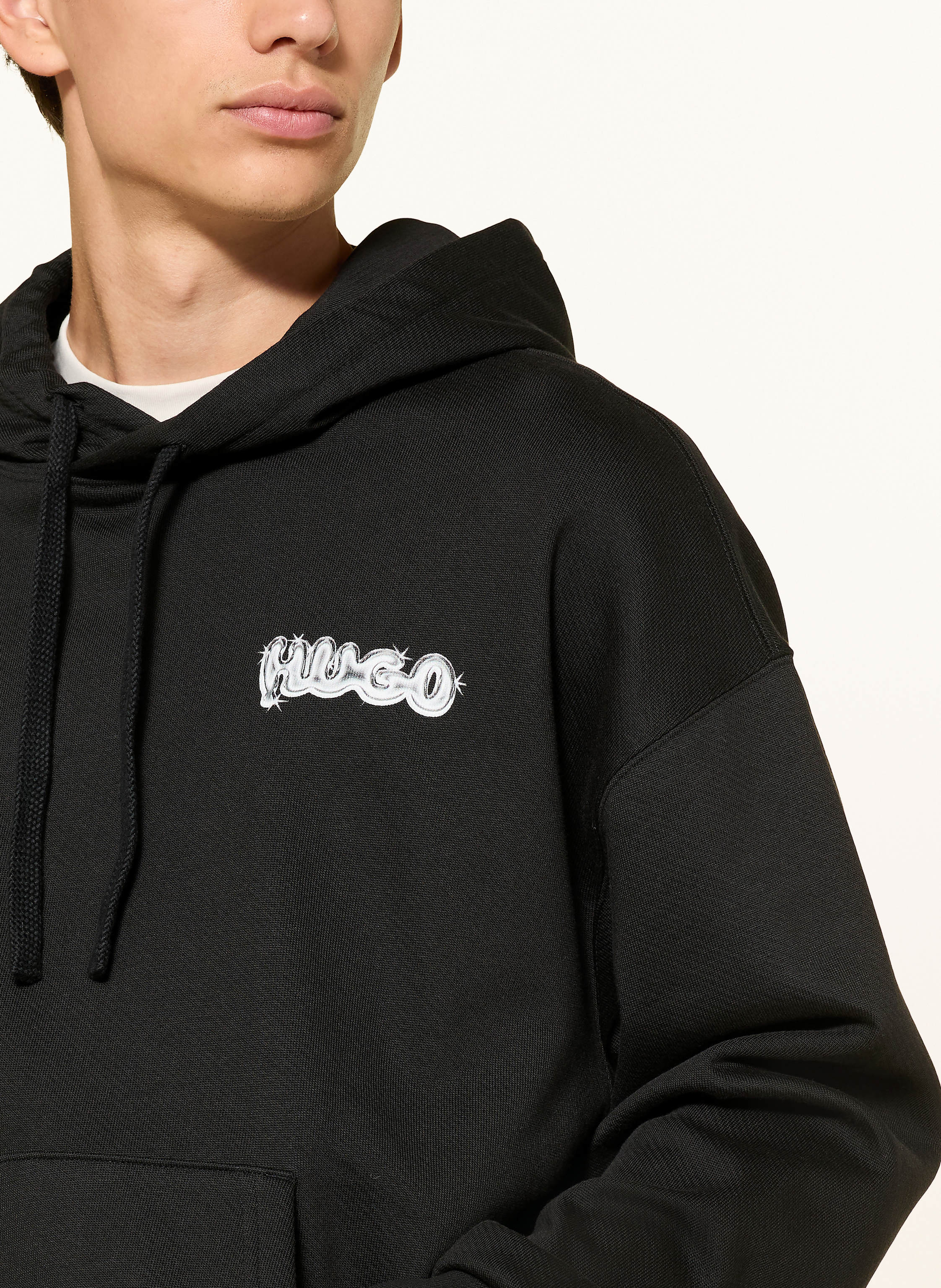 Thumbnail - Hugo Oversized-Hoodie Nyrohood schwarz