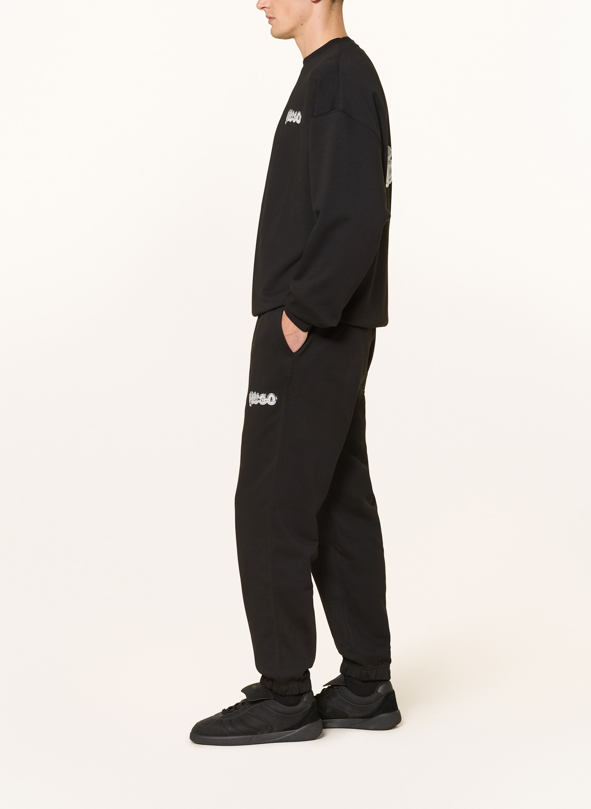 Thumbnail - Hugo Sweatpants Nyrotro schwarz