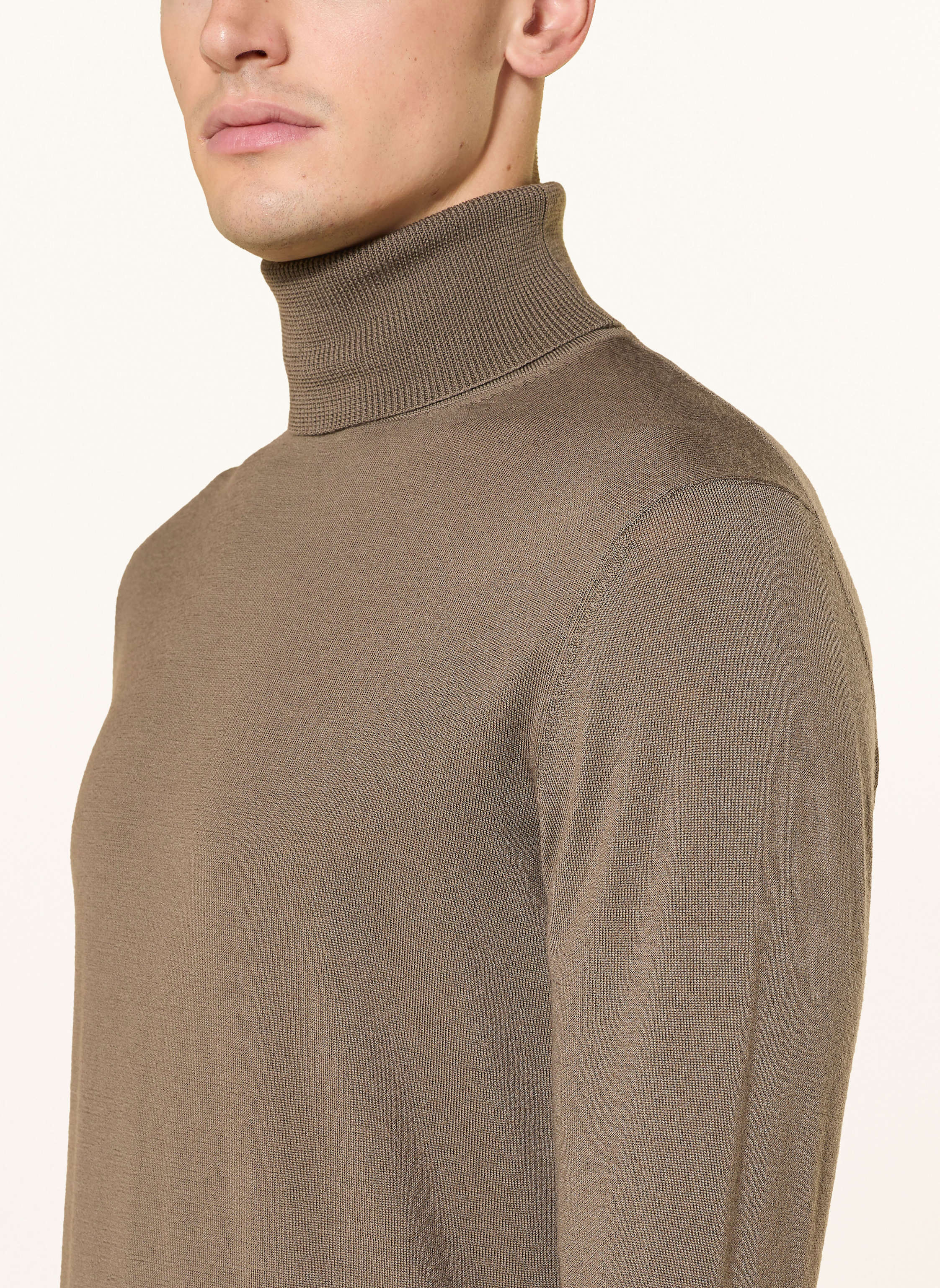 Thumbnail - Roy Robson Rollkragenpullover braun