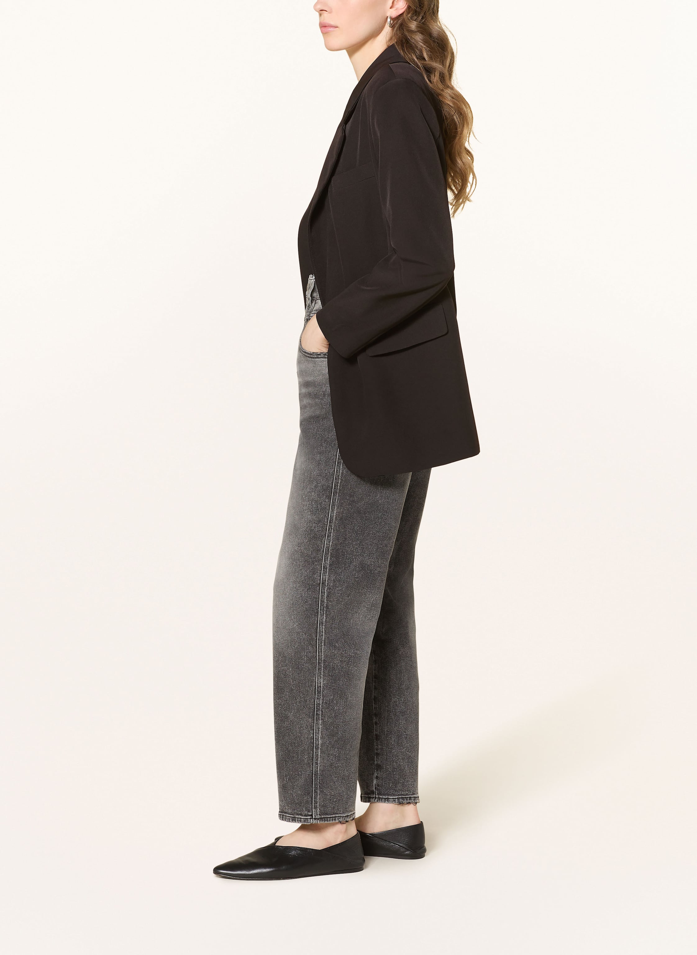 Thumbnail - Herrlicher Boyfriend Jeans Brooke grau