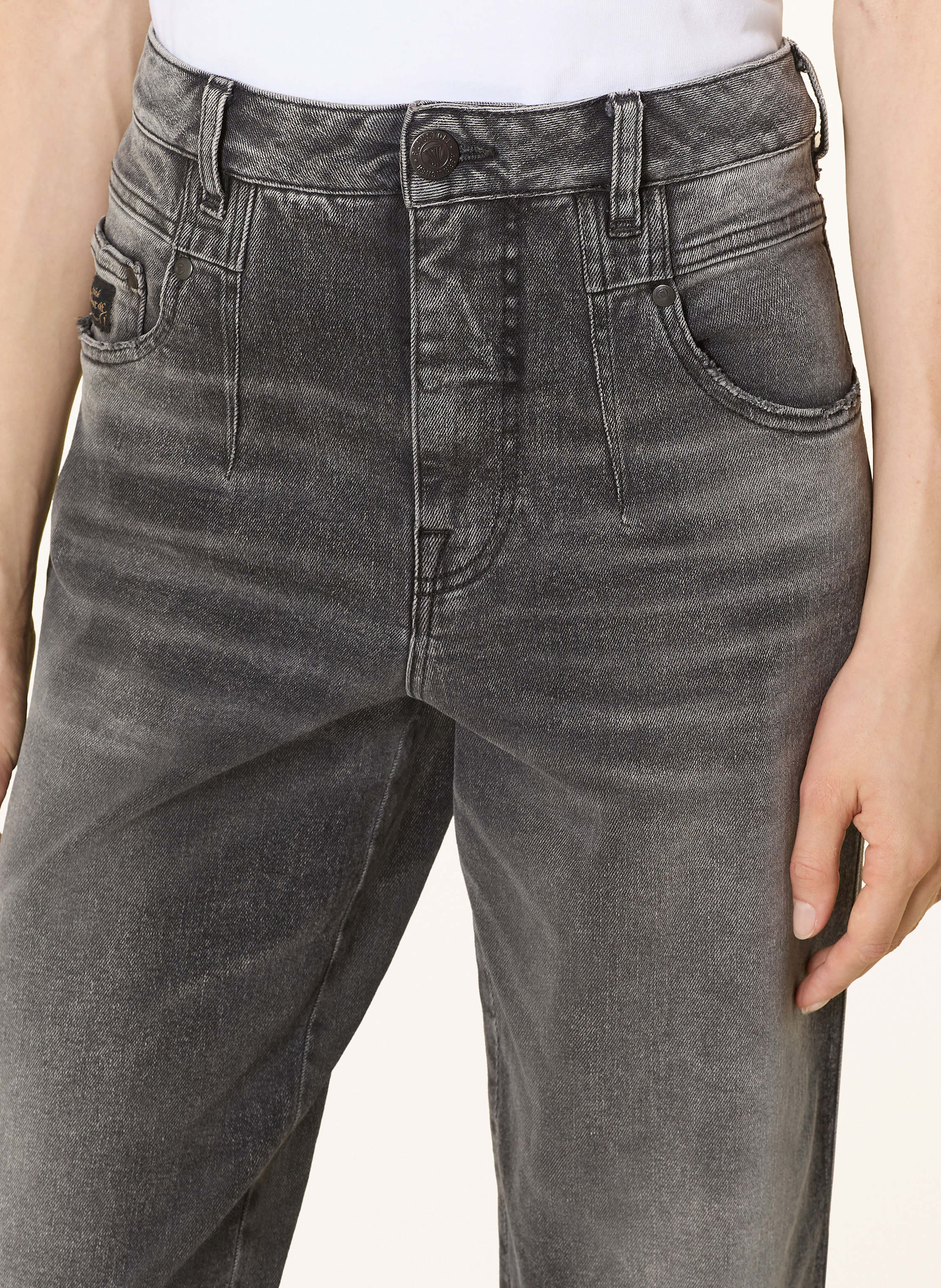 Thumbnail - Herrlicher Boyfriend Jeans Brooke grau