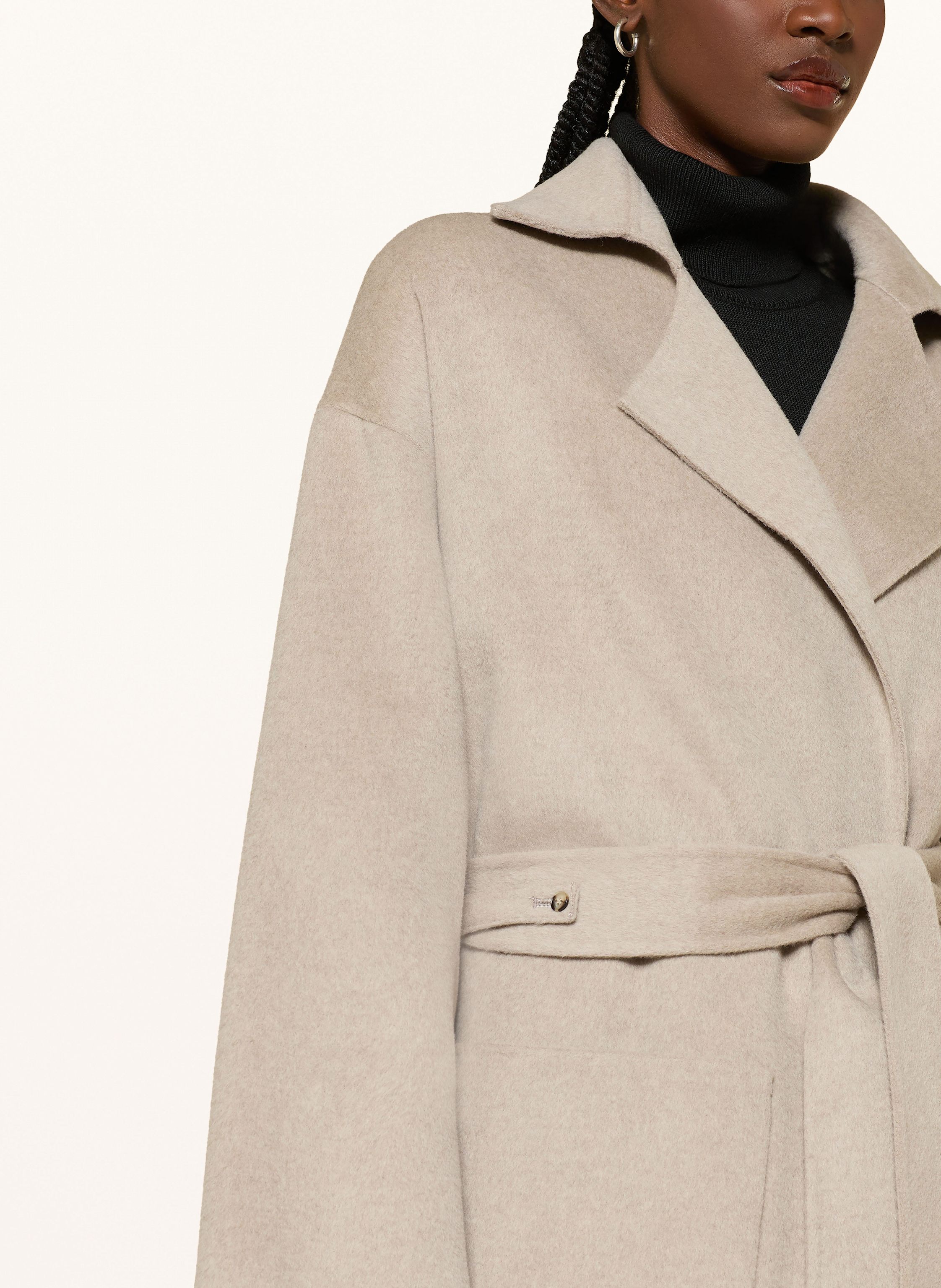 Thumbnail - Nanushka Mantel Salima grau