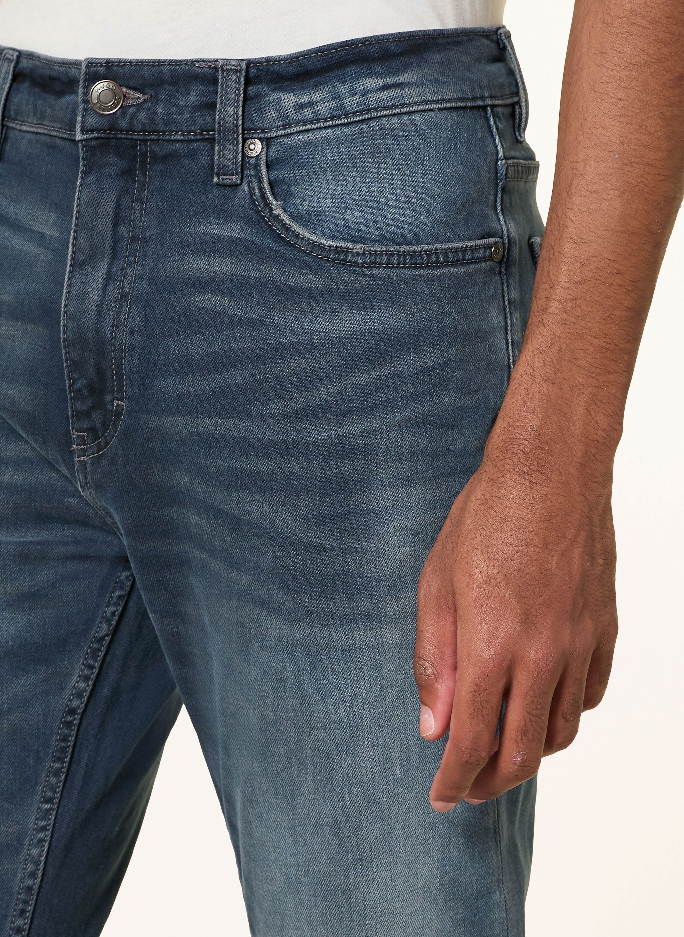 Thumbnail - Hugo Jeans Hugo Slim Fit blau