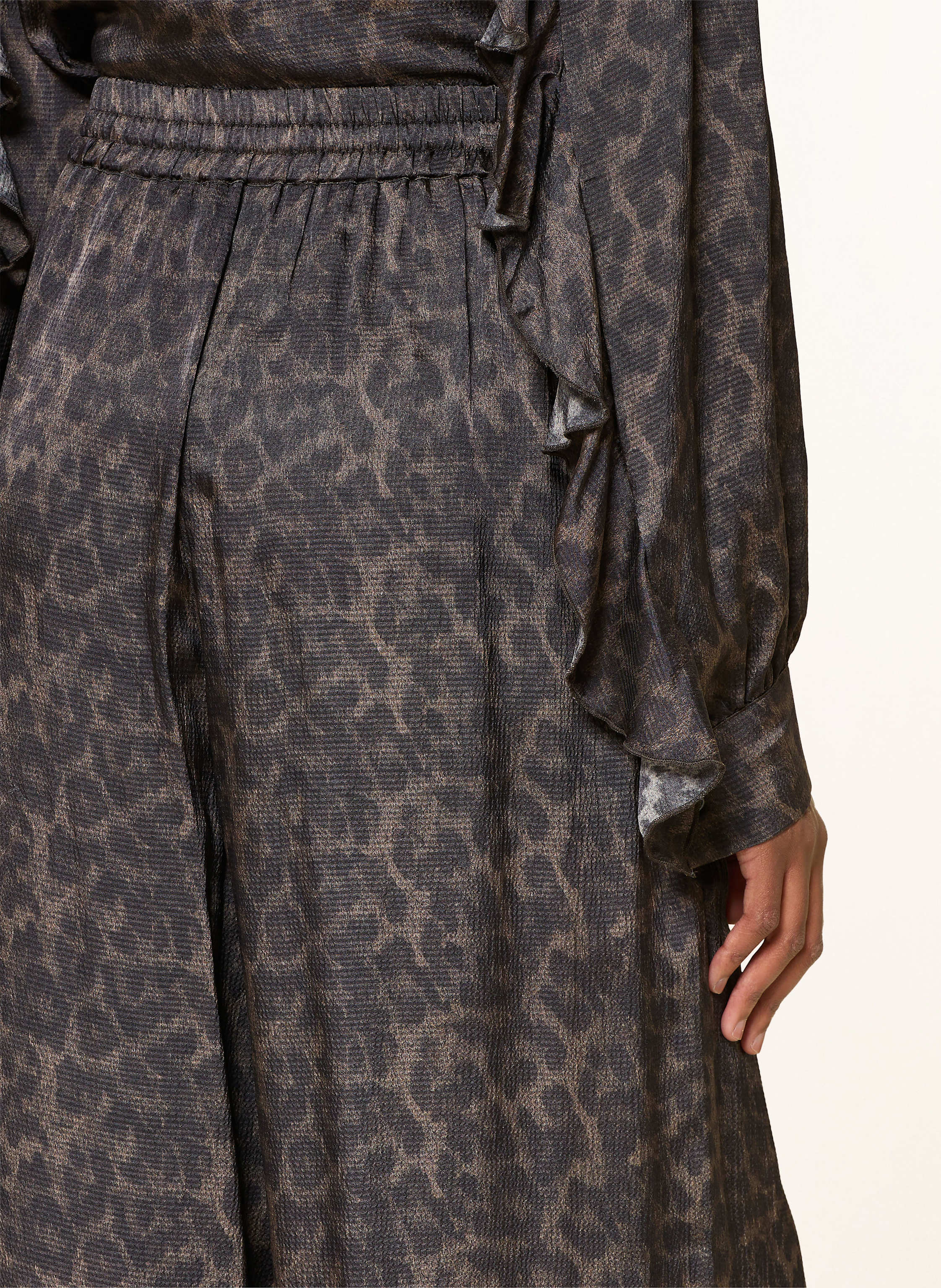 Thumbnail - Essentiel Antwerp Marlenehose Irving braun