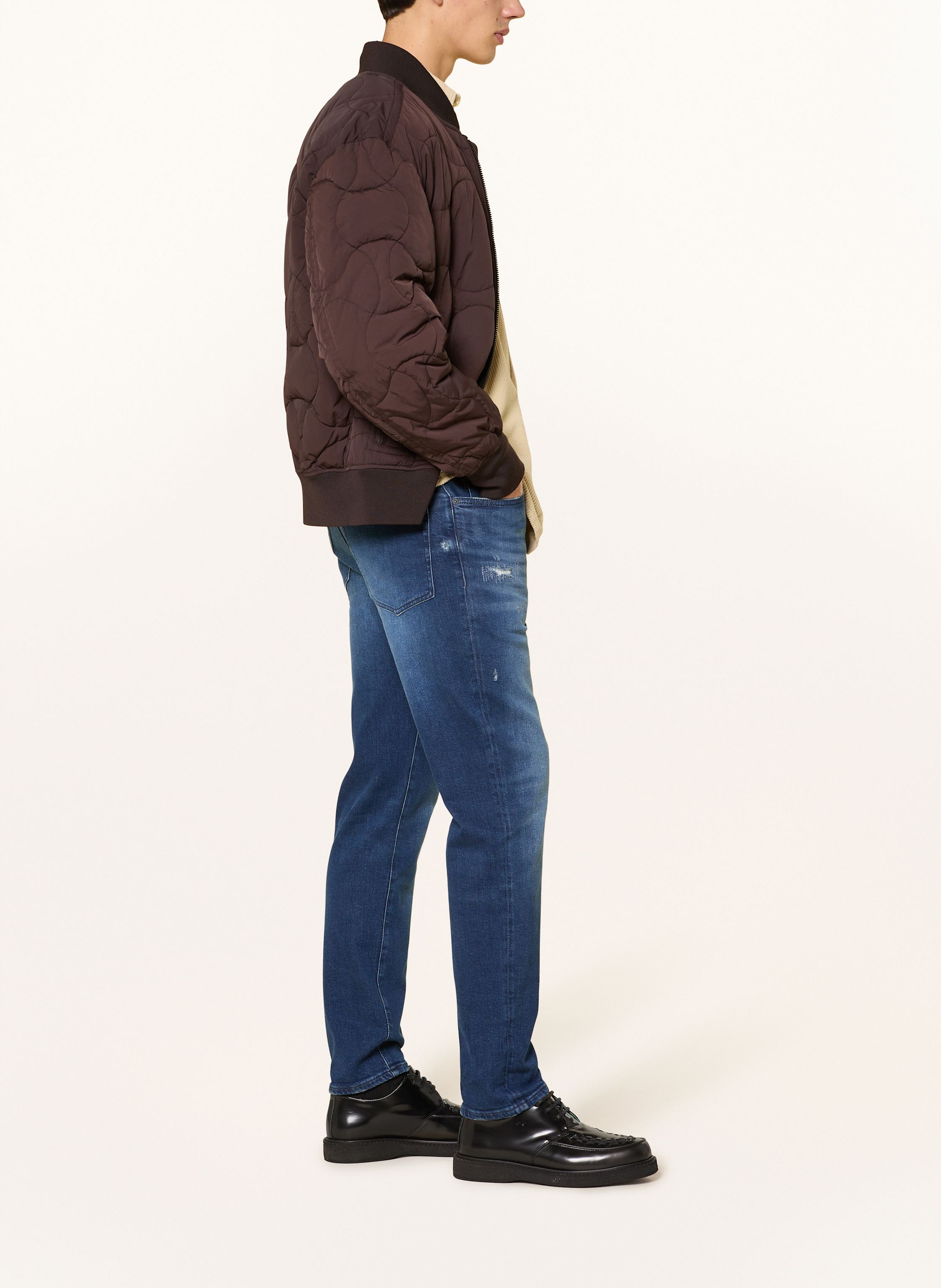 Thumbnail - Boss Destroyed Jeans Re.Maine Regular Fit blau