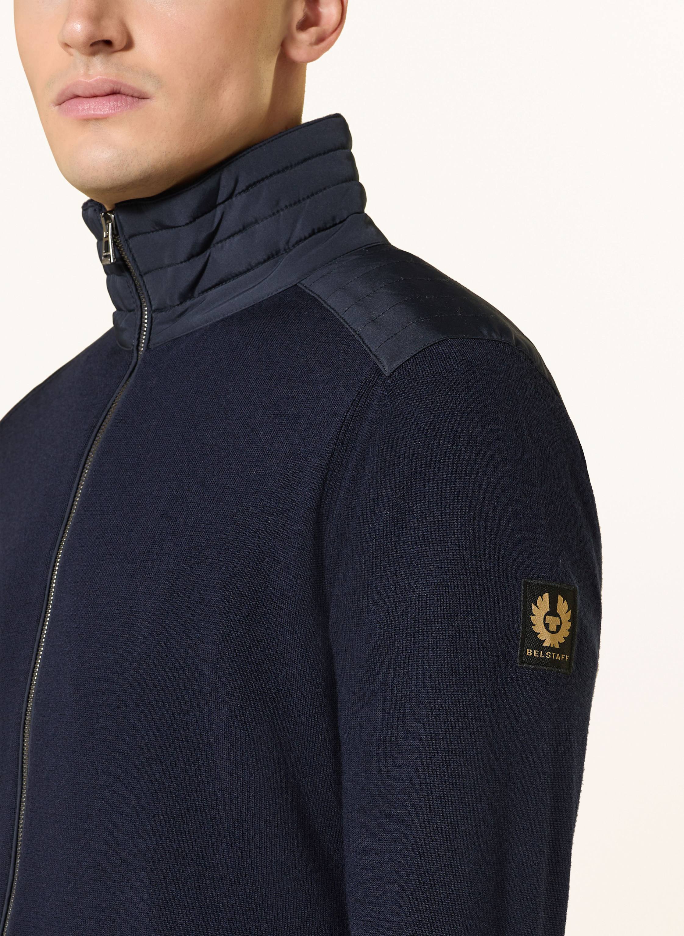 Thumbnail - Belstaff Strickjacke Kelby blau