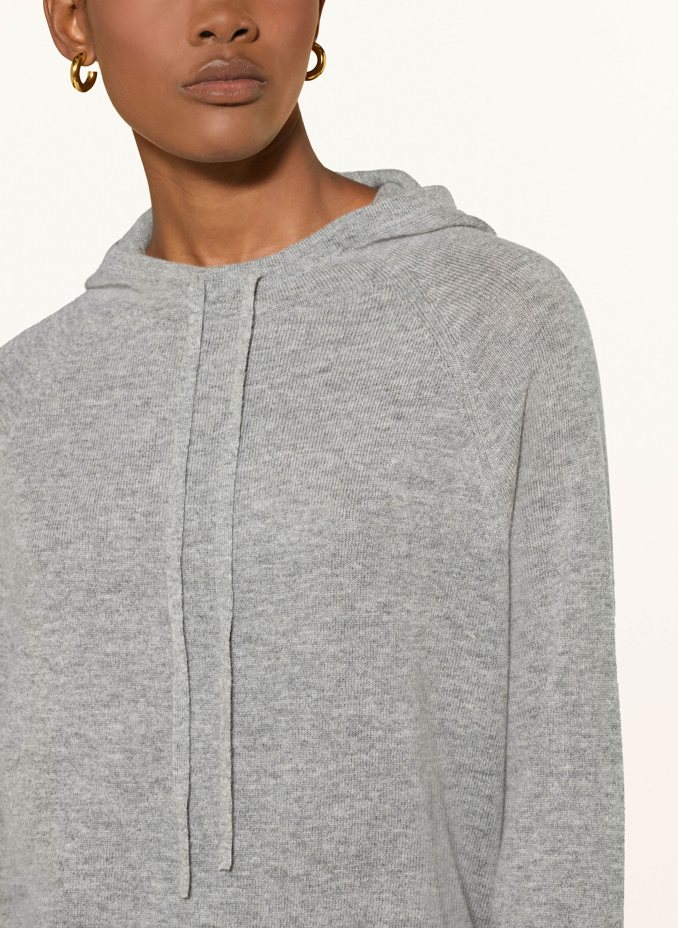Thumbnail - Allude Strick-Hoodie Mit Cashmere grau