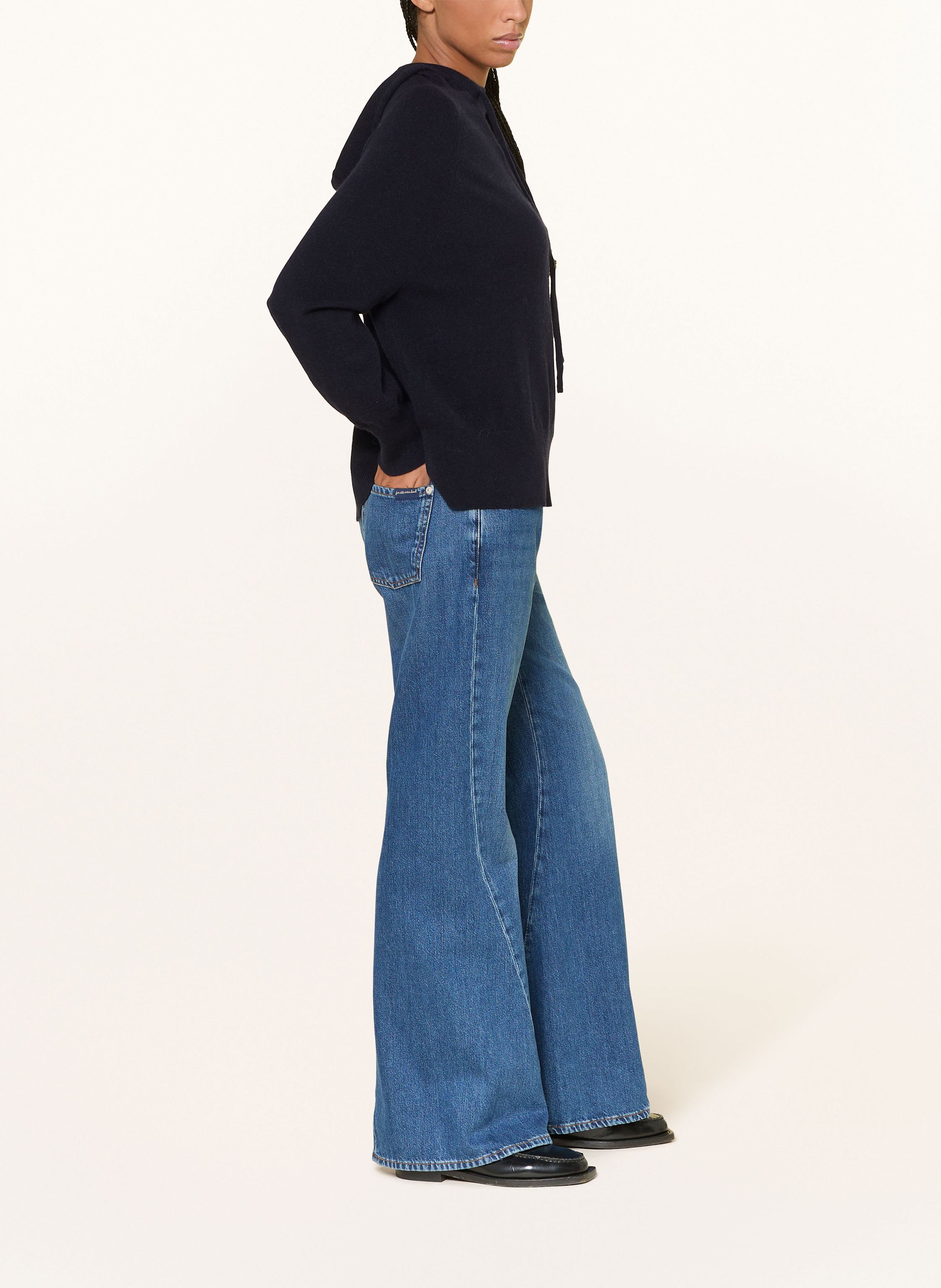 Thumbnail - Allude Strick-Hoodie Mit Cashmere blau