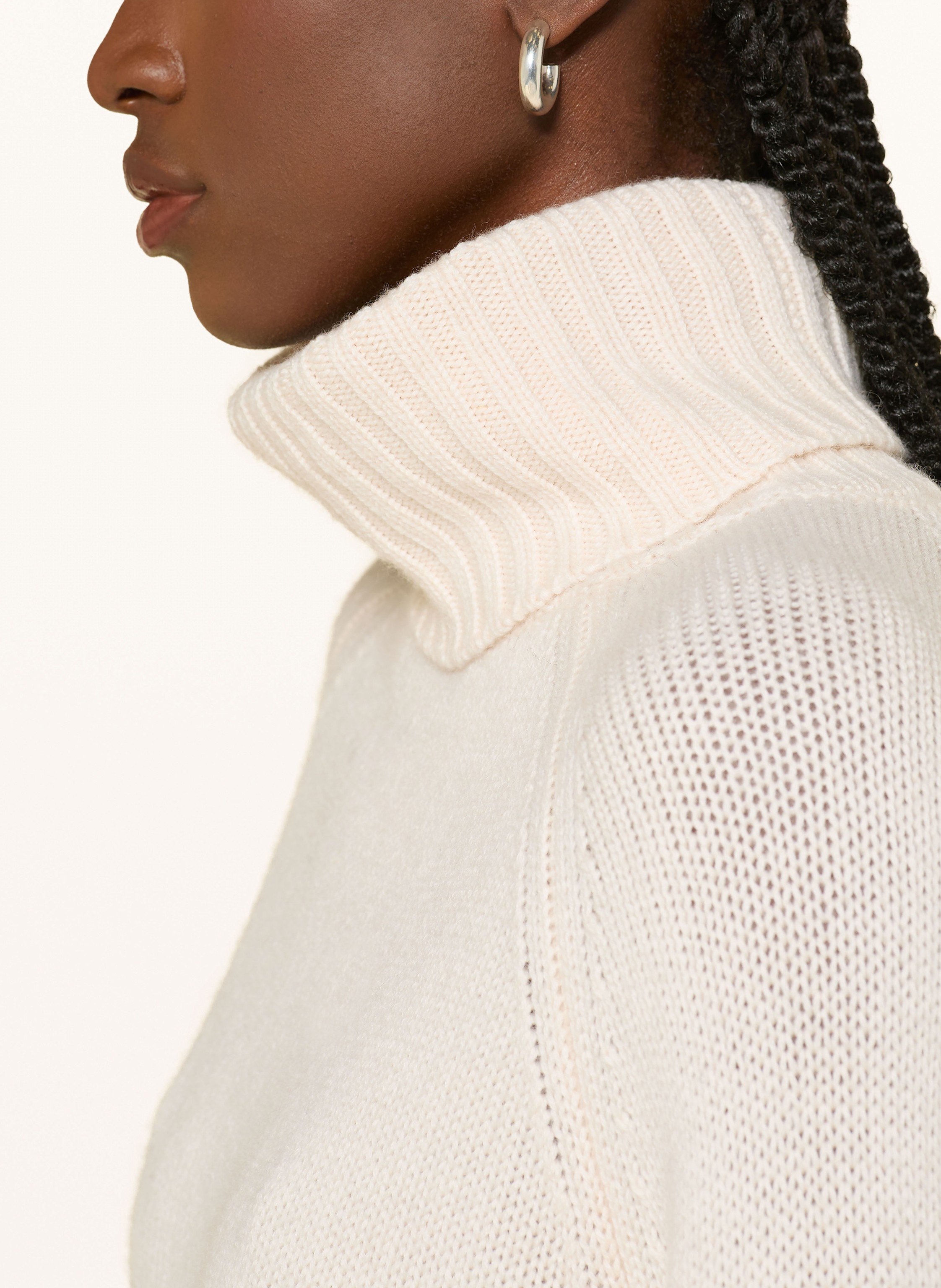 Thumbnail - Allude Rollkragenpullover Mit Cashmere weiss