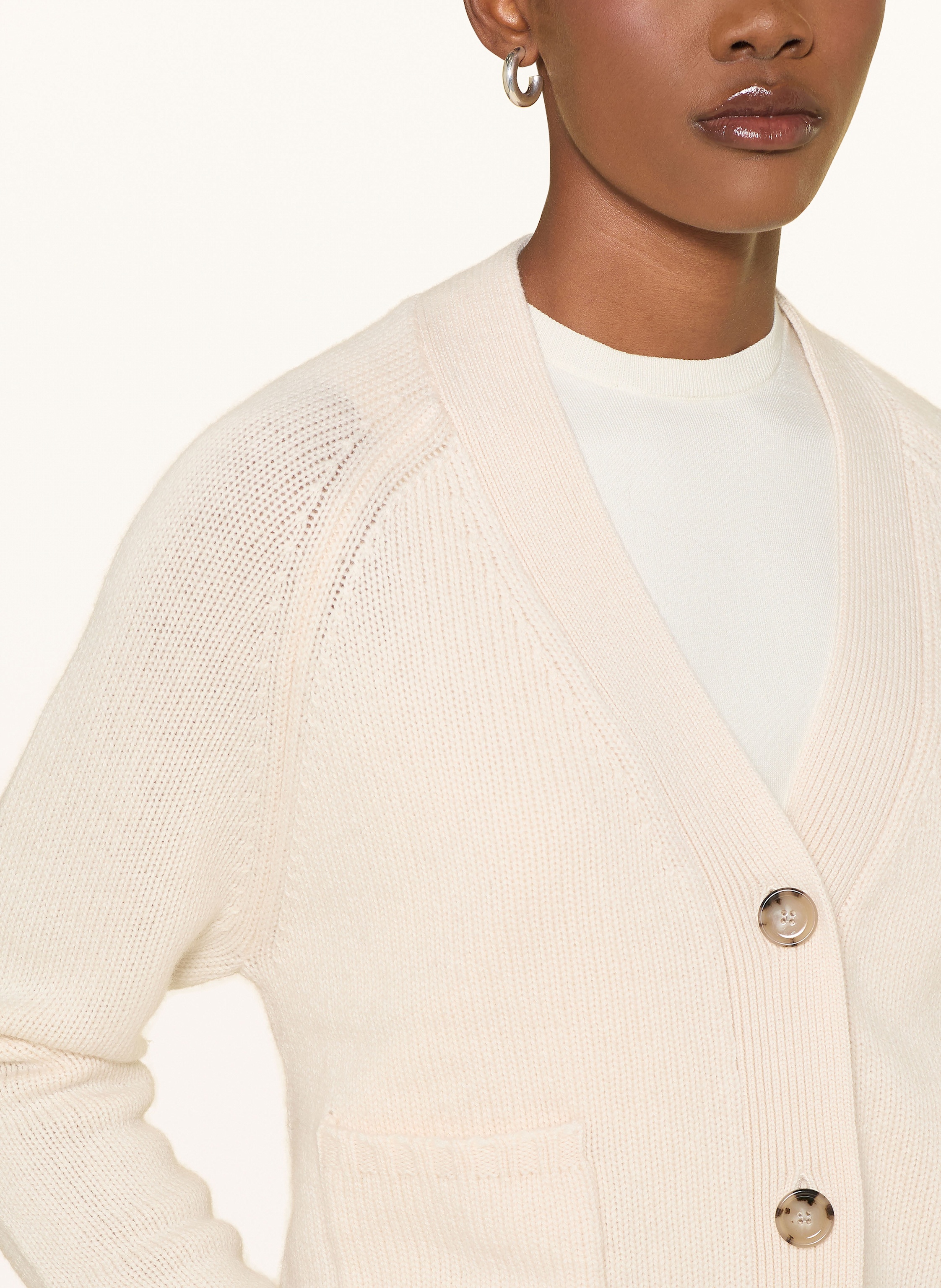 Thumbnail - Allude Strickjacke Mit Cashmere weiss