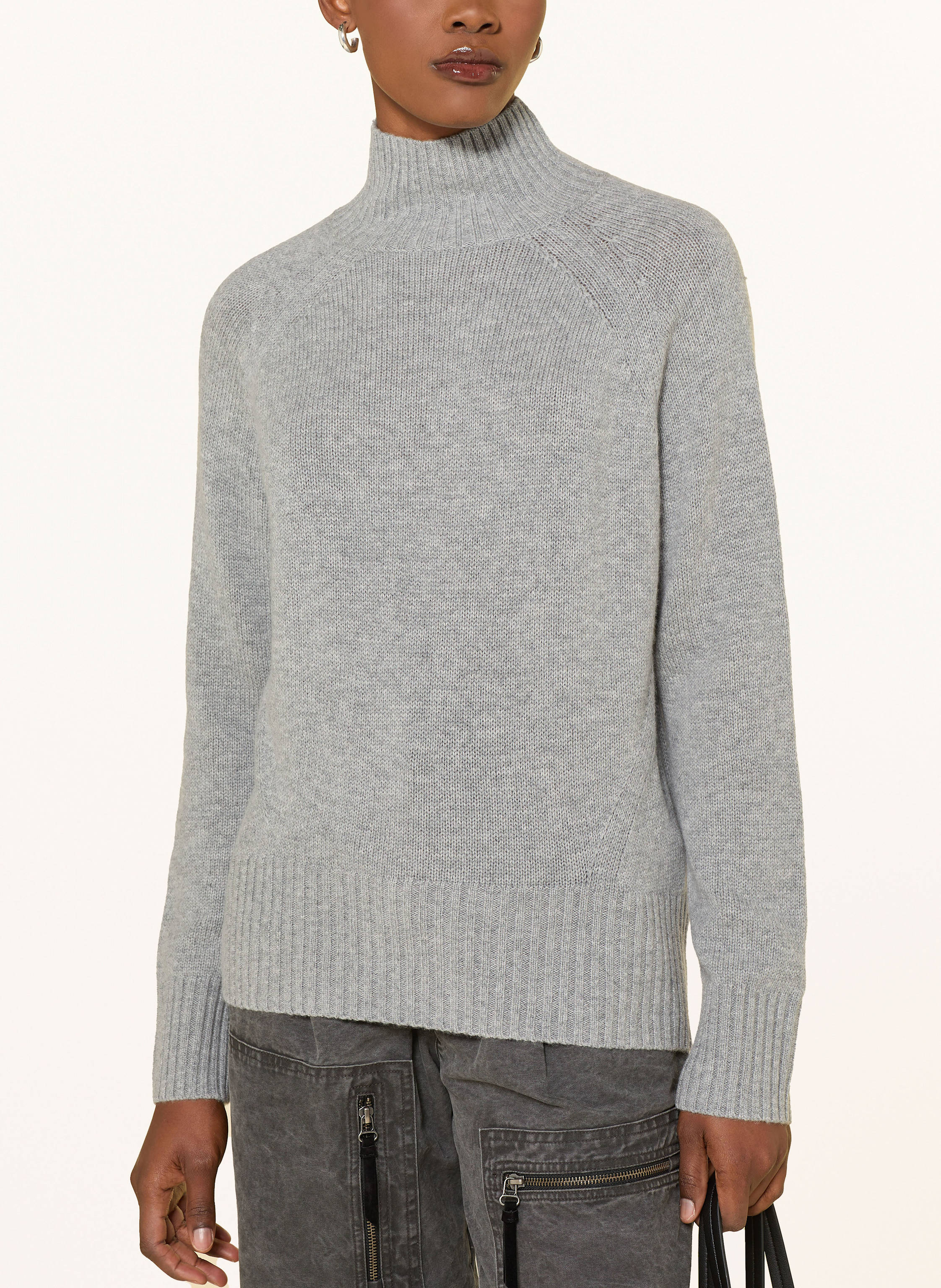 Thumbnail - Allude Rollkragenpullover Mit Cashmere grau