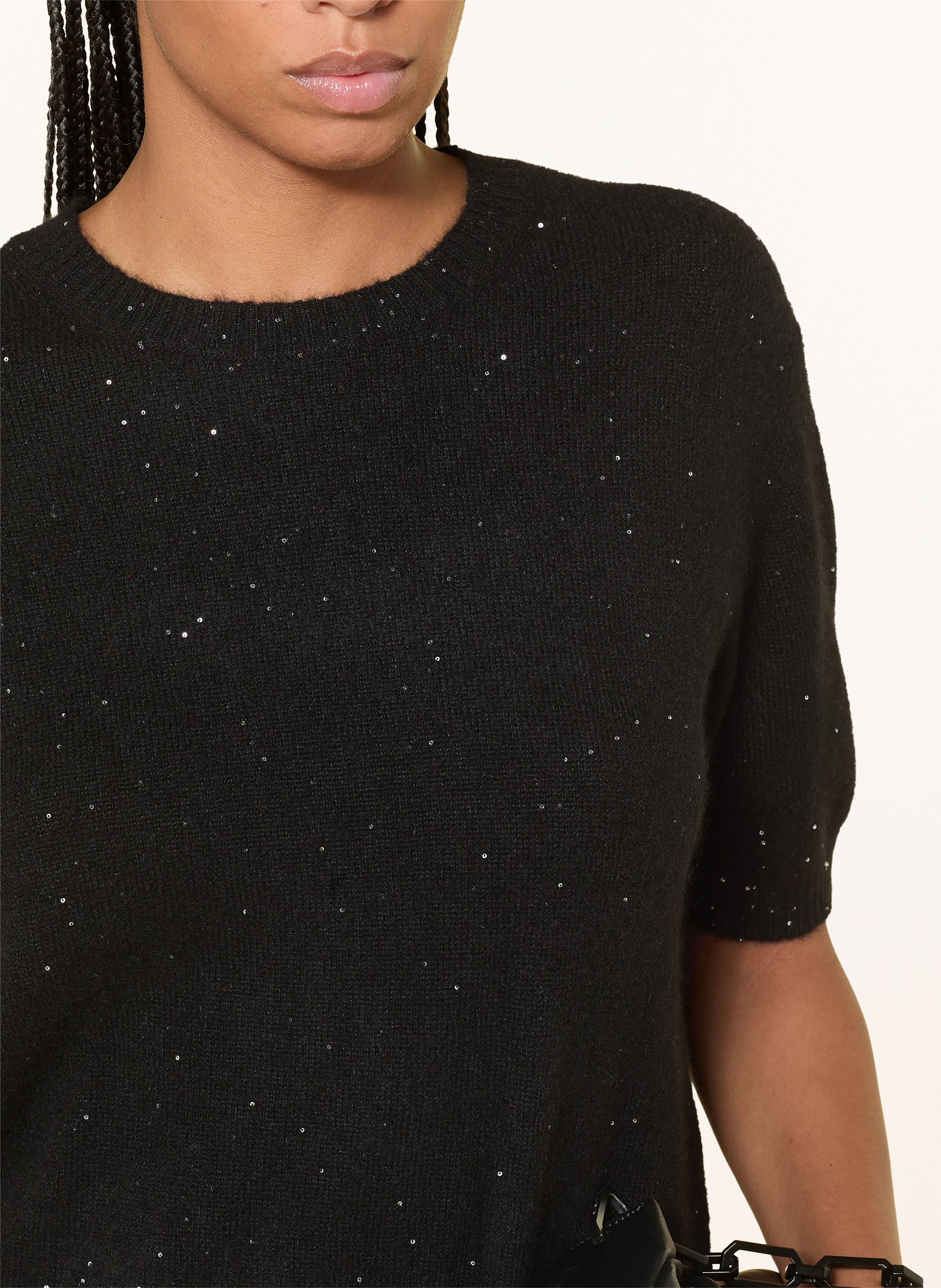 Thumbnail - Allude Strickshirt Mit Cashmere Und Seide schwarz