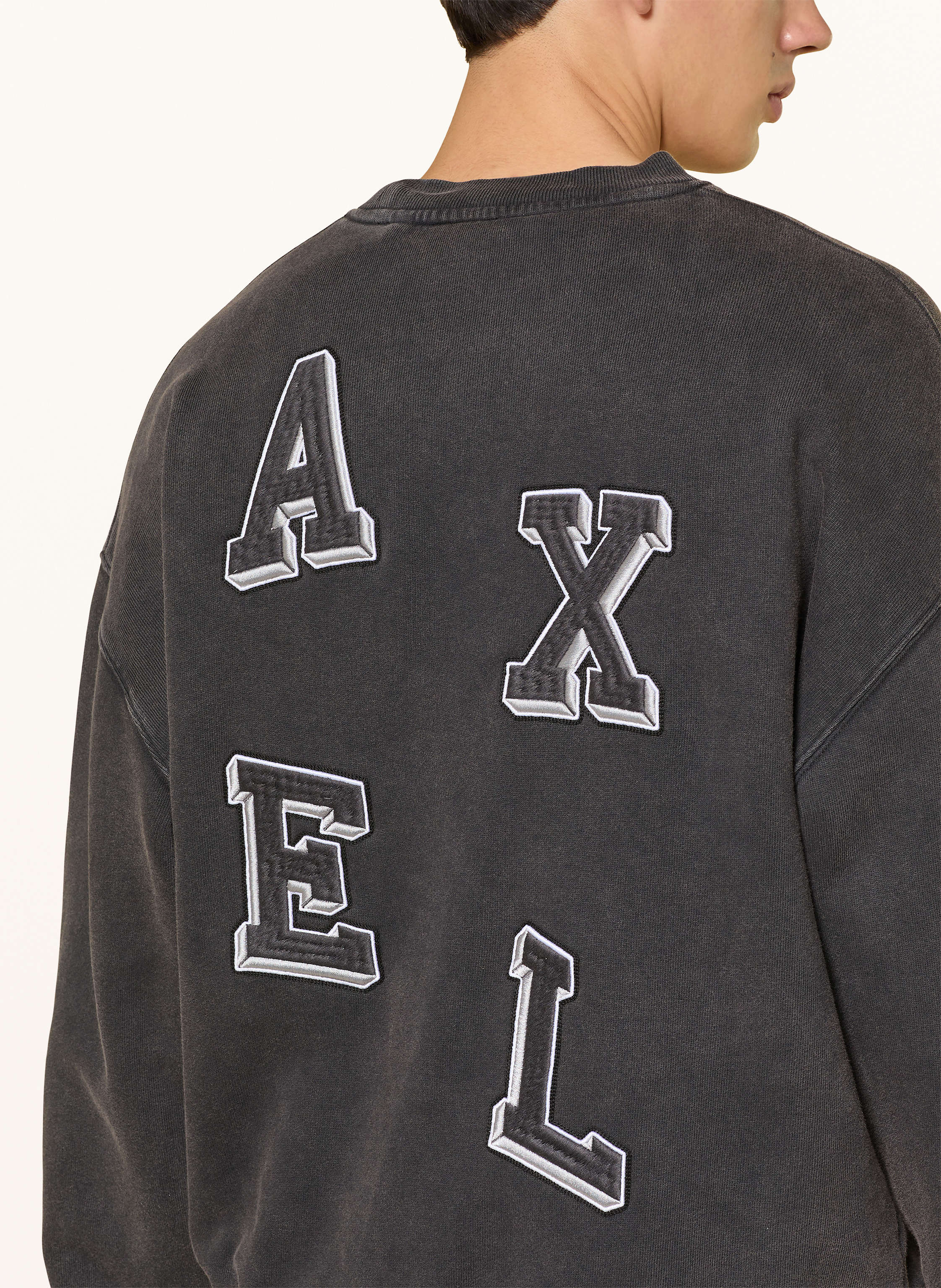 Thumbnail - Axel Arigato Sweatshirt Typo schwarz