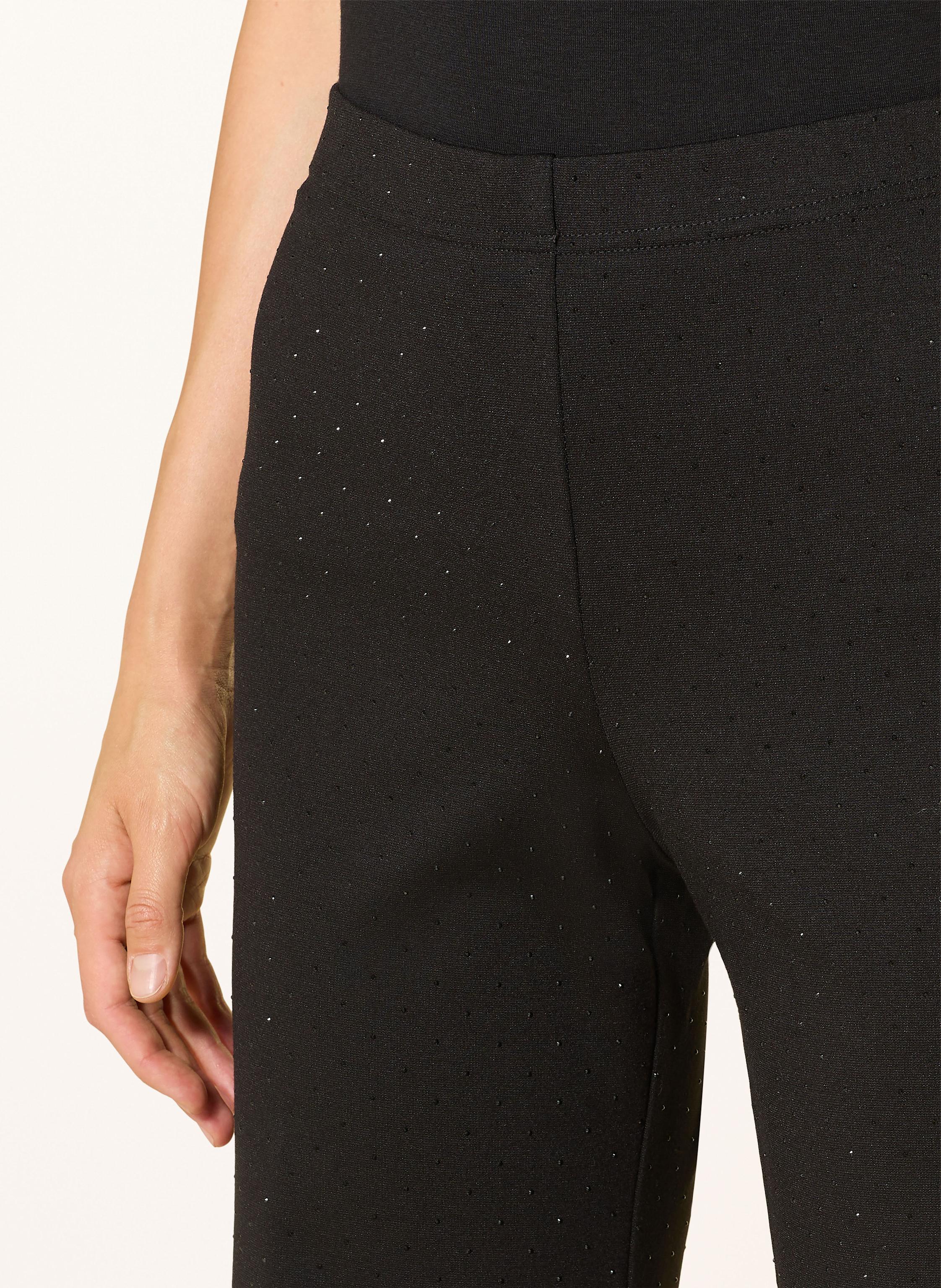 Thumbnail - Ana Alcazar Jerseyhose Mit Schmucksteinen schwarz