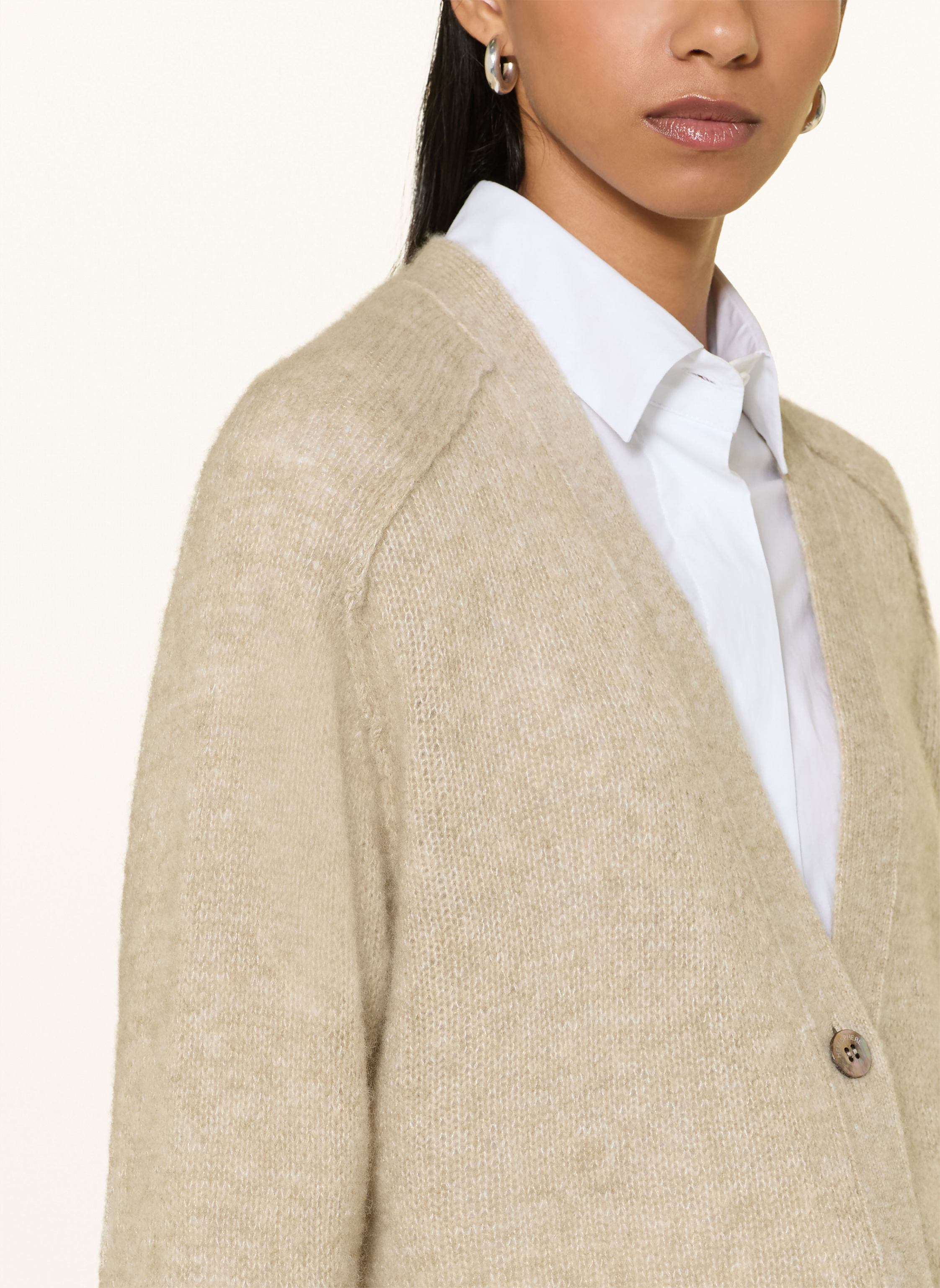 Thumbnail - Hemisphere Strickjacke Aus Cashmere beige