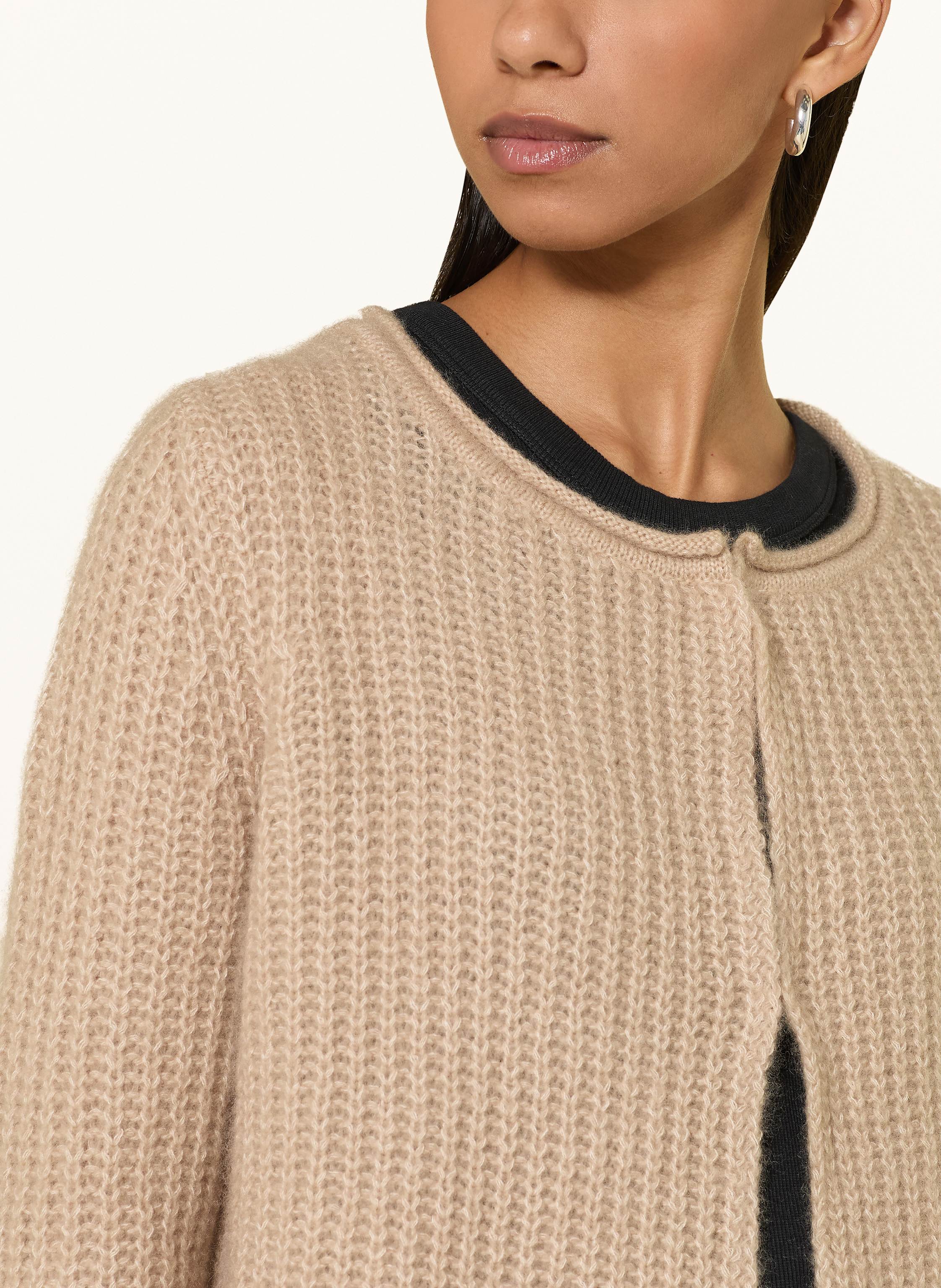 Thumbnail - Hemisphere Strickjacke Mit Cashmere braun